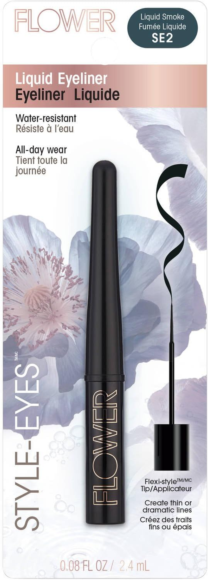 Flower Beauty Style Eyes Liquid Eyeliner (Liquid Smoke)