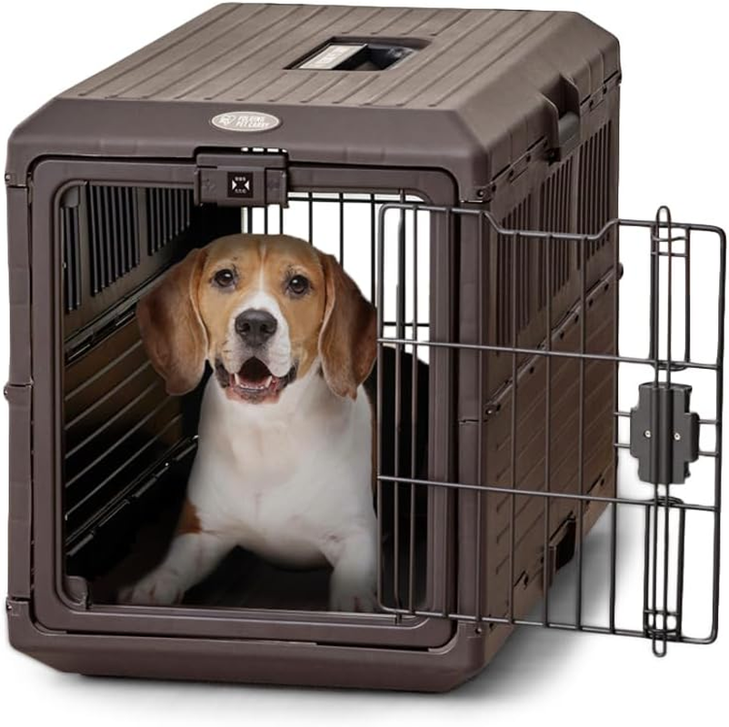 Iris Ohyama FC-670 Pet Carrier, Dog Carrier, Cat Carrier, Folding Pet Carrier, Brown