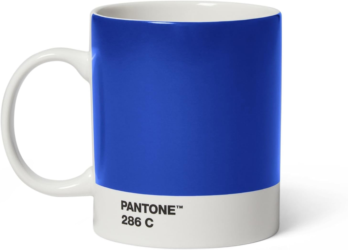 Pantone Porcelain Coffee Mug, Dishwasher Safe, 375 Ml, Clear Blue 286