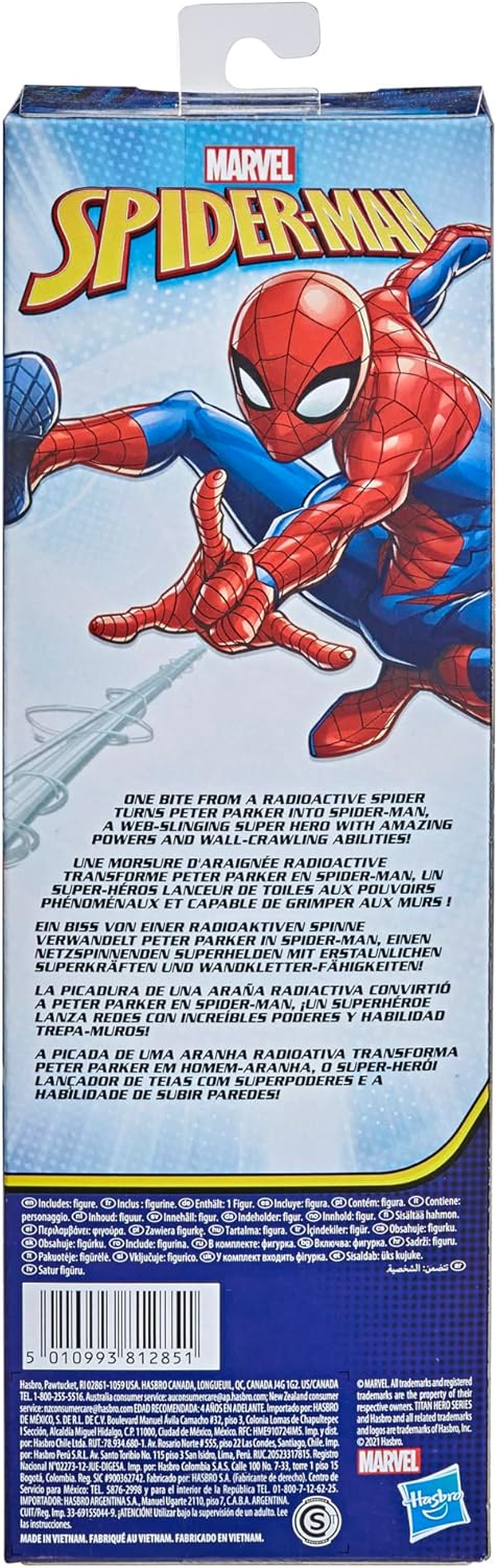 Marvel - Titan Hero Series - 12" Spider-Man - Inspired by Peter Parker Spider-Man Movie - Action Figure and Toys for Kids - Boys and Girls - Ages 4+ image number 1
