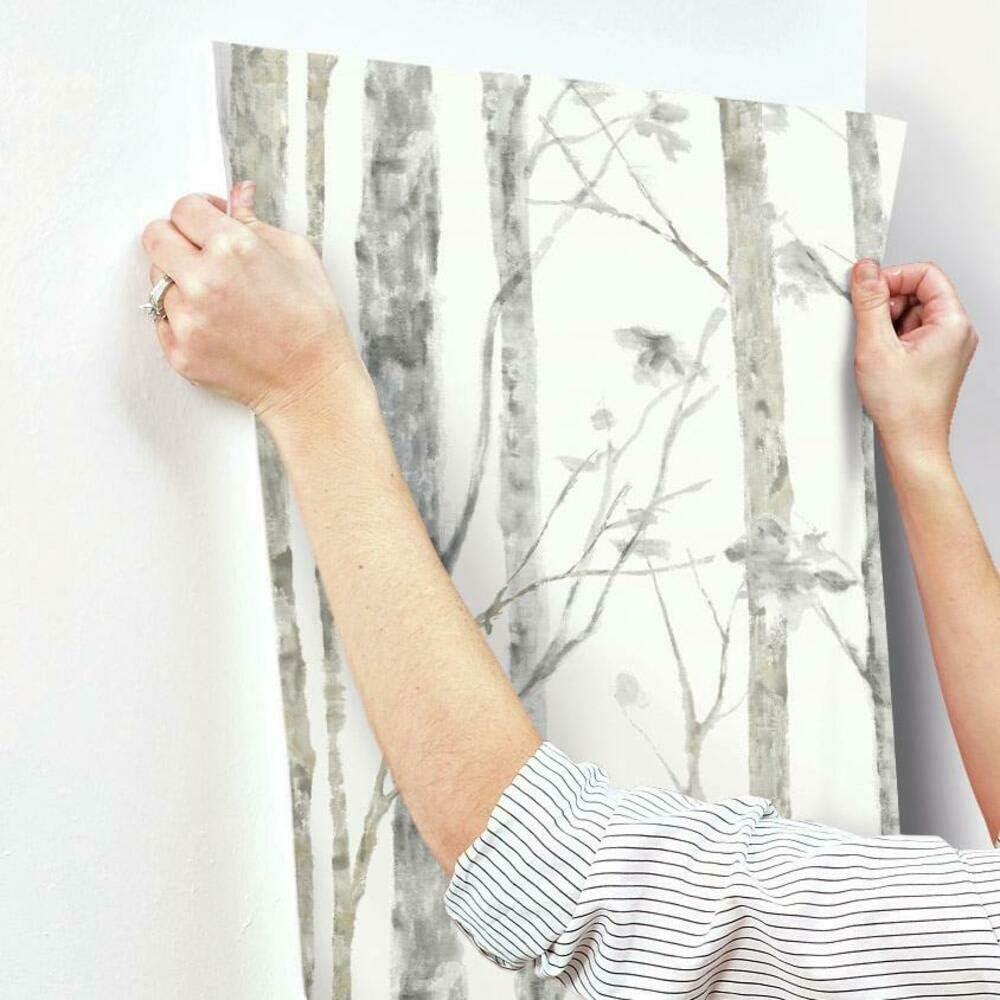 Roommates Birch Trees Peel and Stick Wallpaper image number 3