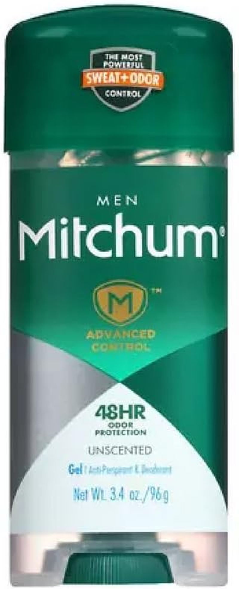 Mitchum Advanced Anti-Perspirant & Deodorant for Men, Gel, Unscented, 3.4-Ounce Stick (Pack of 4) image number 1