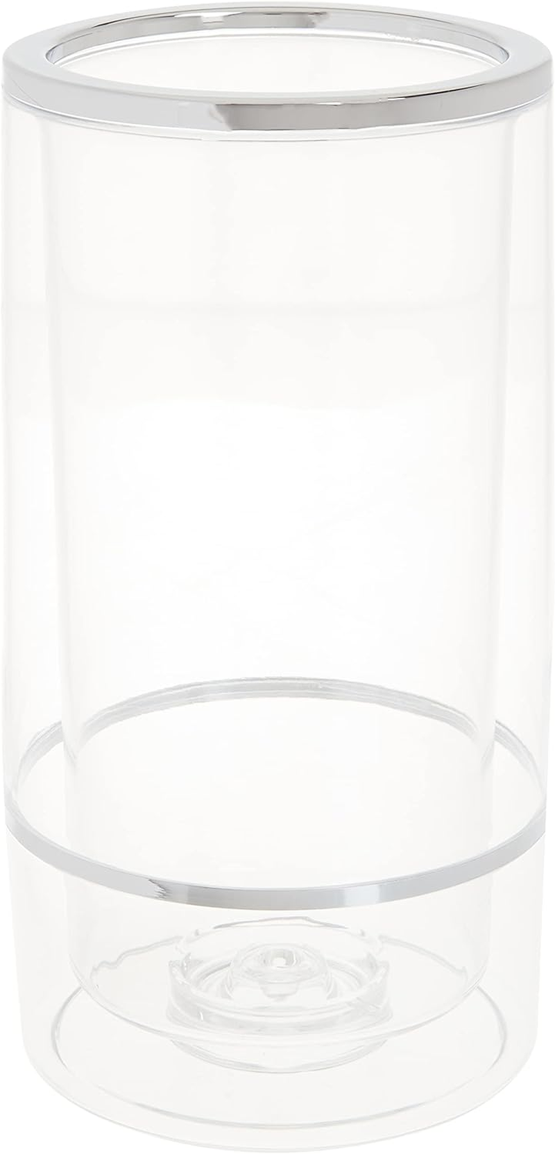 Prodyne Twin-Chill 2 Bottle Iceless Wine Cooler, Clear - Clear