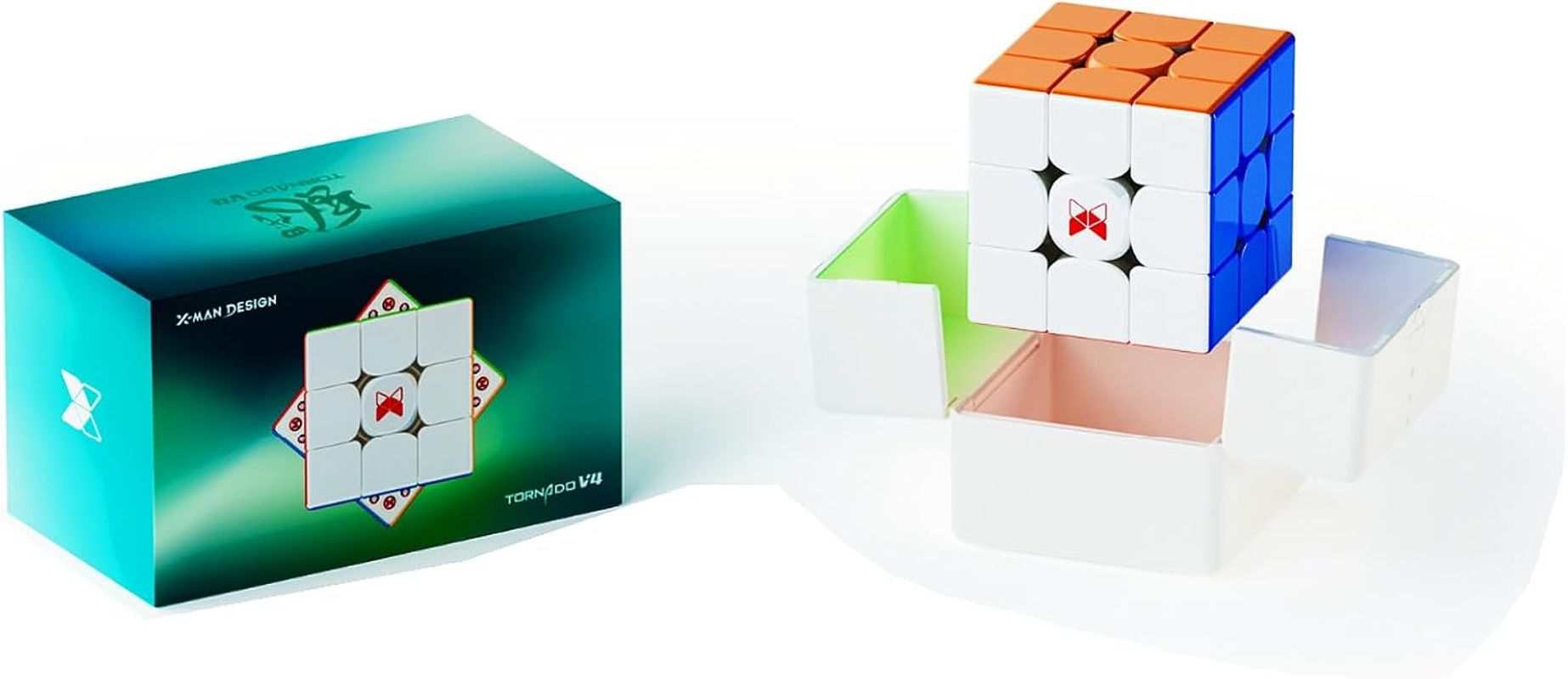 Cuberspeed X-Man Tornado V4 M Flagship 3X3 Stickerless Speed Cube 2024 New Top Qiyi 3X3 Speed Cube image number 2