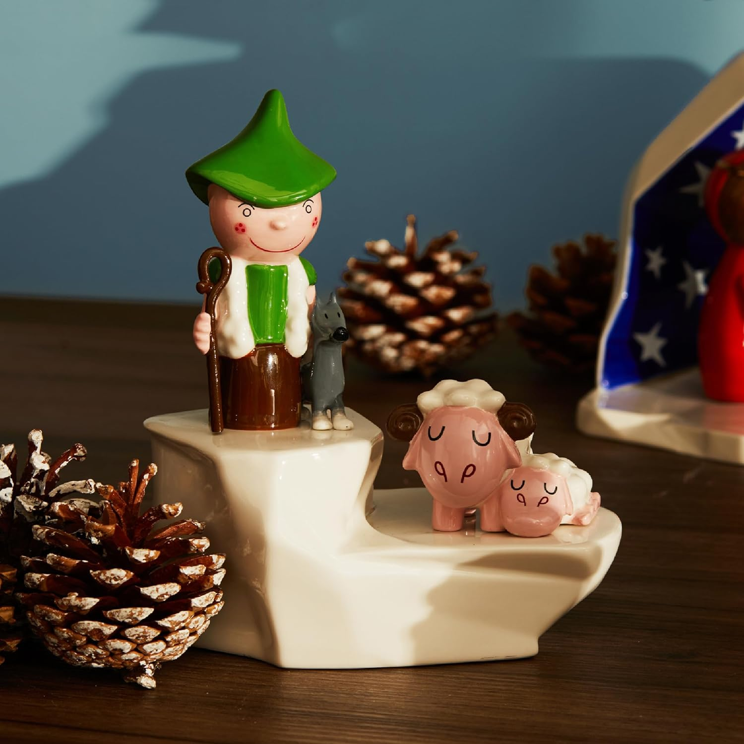 Alessi AGJ01 8 Christmas Decorations, Porcelain, One Size image number 1