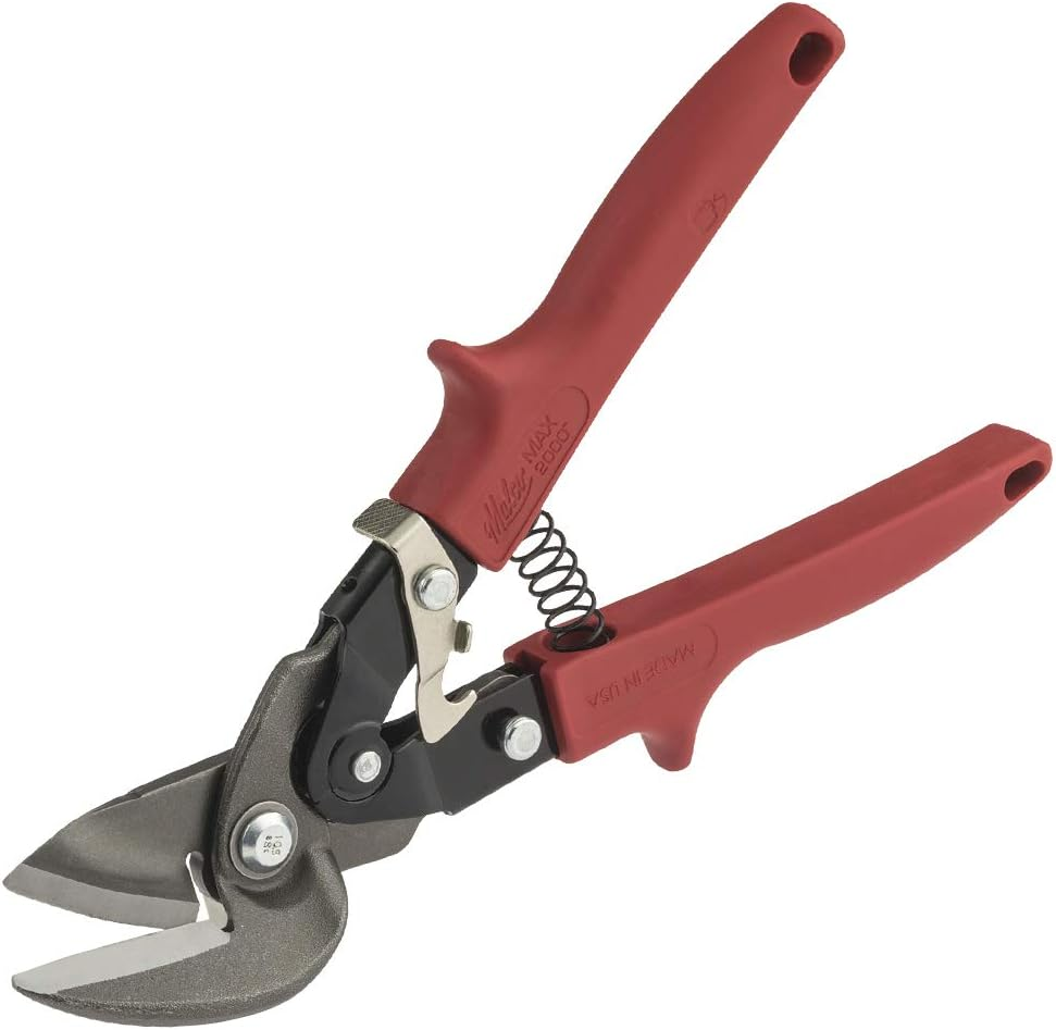 Malco M2006 MAX2000 Bulldog 1-1/4-Inch Cut Capacity 10-3/4-Inch Left Cut Offset Aviation Snip