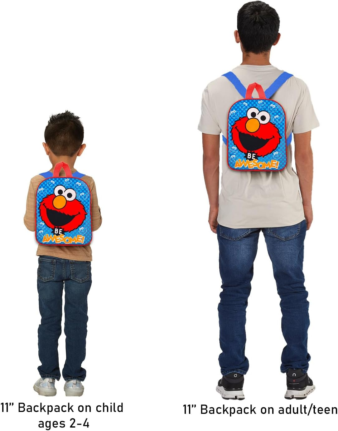 Disney Toddler Preschool Backpack 10 Inch Mini Backpack (Elmo) image number 6