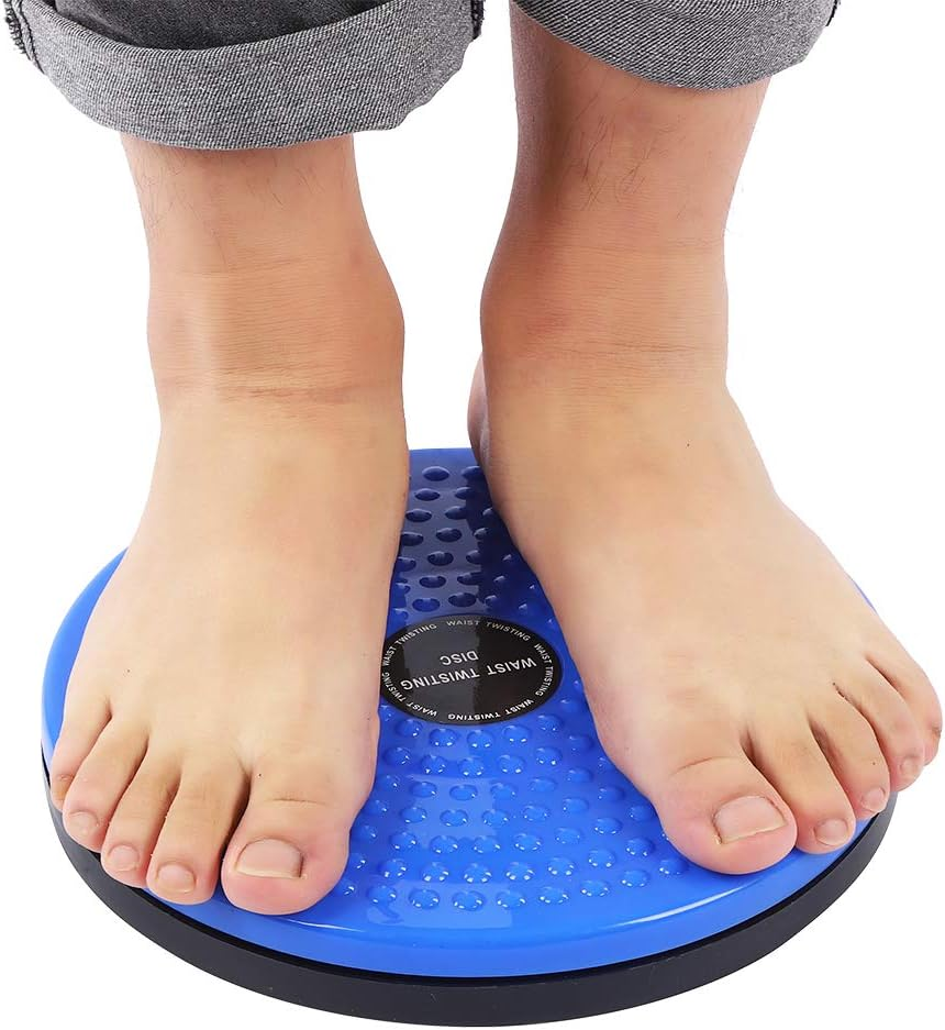 Twisting Waist Disc, Body Shaping Rotating Board with Non-Slip Base Plate, Thickened Design, Practical Multifunction Fitness for Body Slimming Curving, 3 Color (Blue) image number 2