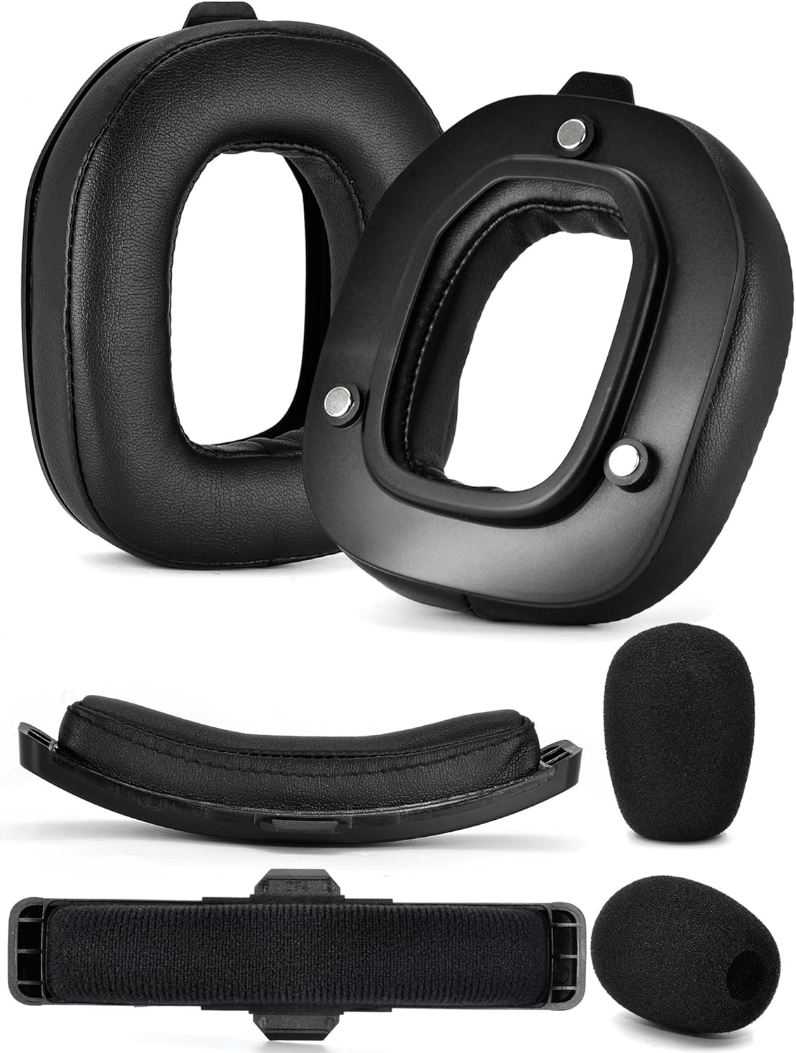 A50 Gen 4 Mod Kit - Defean Replacement Earpads and Headband Compatible with Astro A50 Gen 4 Headset,Ear Cushions, Upgrade High-Density Noise Cancelling Foam, Added Thickness (Black Breathable Fabric)