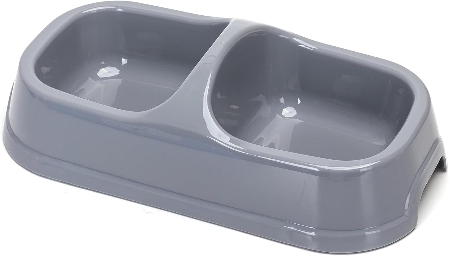 Double Pet Bowl, Stainless Steel Design & Non Slip Pet Bowl Ideal for Dog and Cat Food and Hydration image number 2