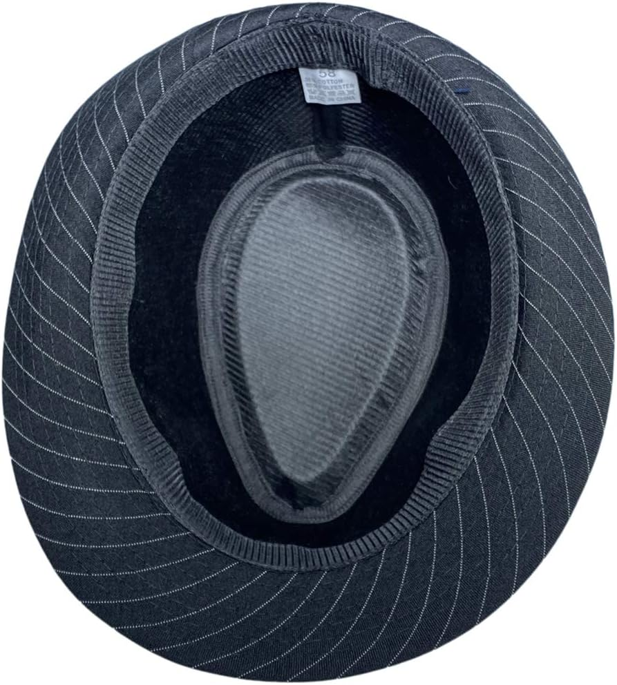 COMVIP Trilby Gangster Fedoras Panama Jazz Hat Short Brim Cotton Bowler Hats for Men/Women image number 1