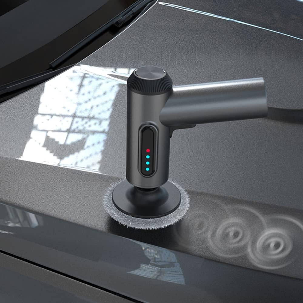 20000RPM Handheld Portable Cordless Car Polishing Machine Electric Car Polisher Multi-Function Scratch S Polishing Machine with 3 Polishing Pads image number 3
