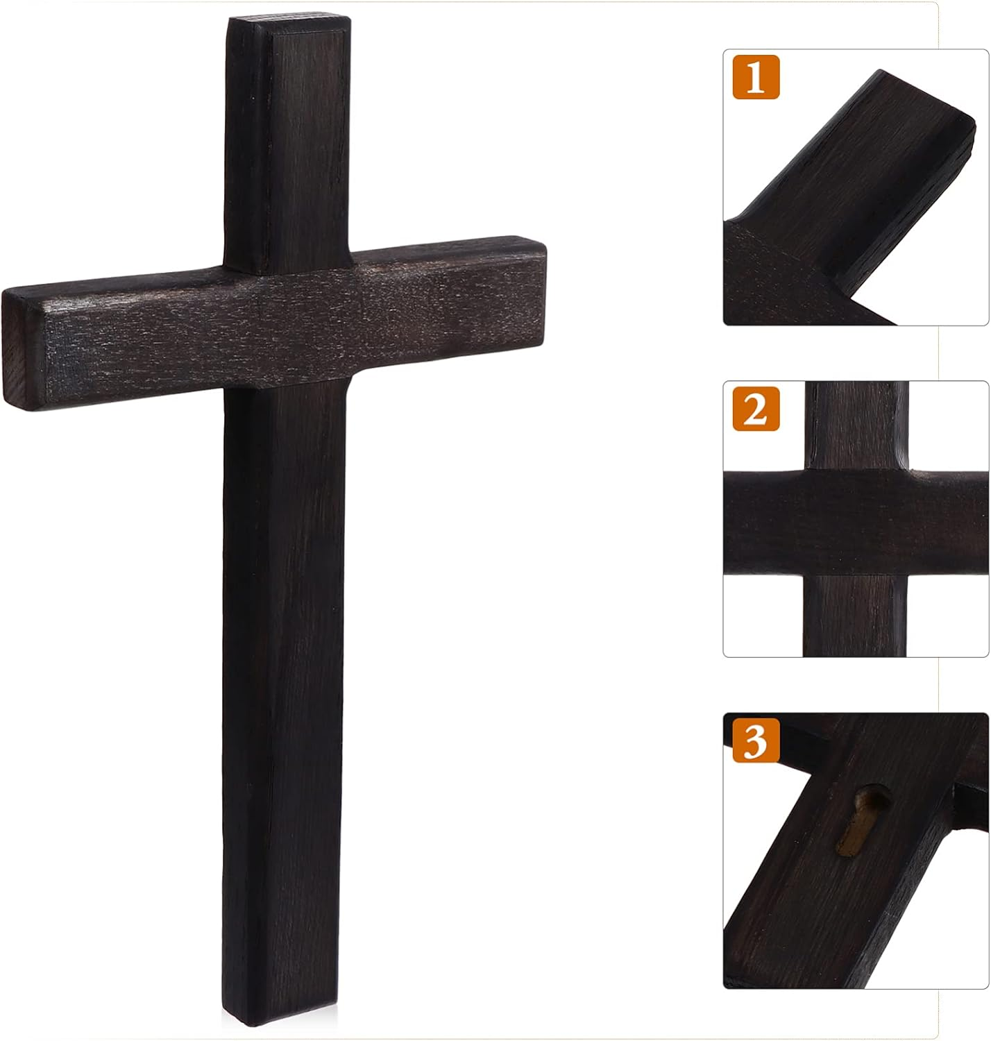 BESPORTBLE 1Pc Decore the Office Decor Decoraci&oacute;n Hogar Christian Craft Pendant Christian Pendant Necklace Decor for Table Natural Home Decor Wall Jesus Decorate Decorations Wood image number 5