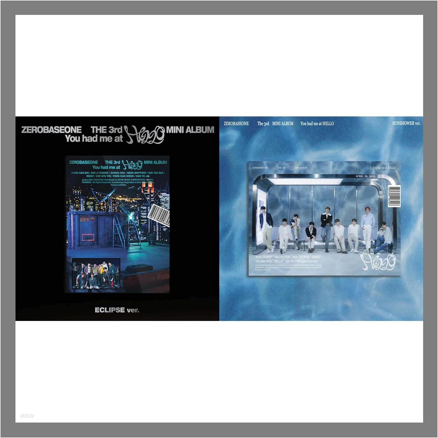 ZEROBASEONE You Had Me at Hello 3Rd Mini Album Cd+Photobook+Photocard+Sticker+Tracking Sealed ZB1 (Standard Sunshower Version) image number 6