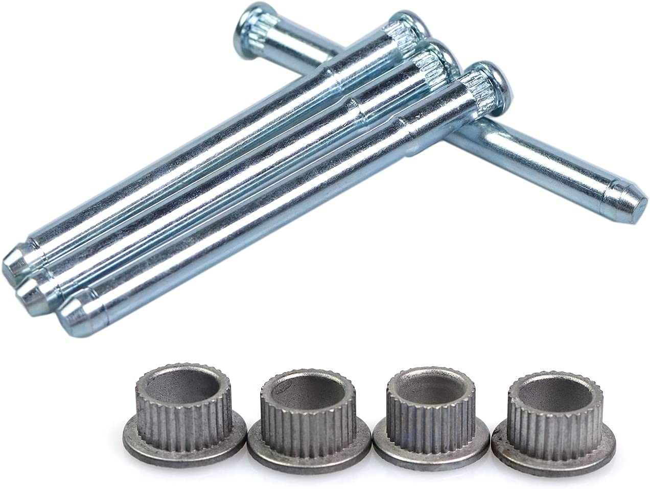 Door Hinge Pin and Bushing Repair Kits Compatible with 1988-2002 Chevy GMC C1500 C2500 K1500 K2500 K3500 Suburban Tahoe Jimmy Yukon (4 Pins 2 Door) 15685040 15562609 image number 5