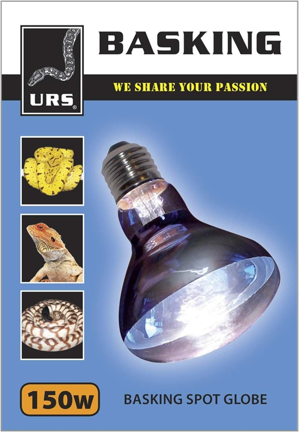 URS Basking Spot Globe 100W Daylight White Globe Bulb