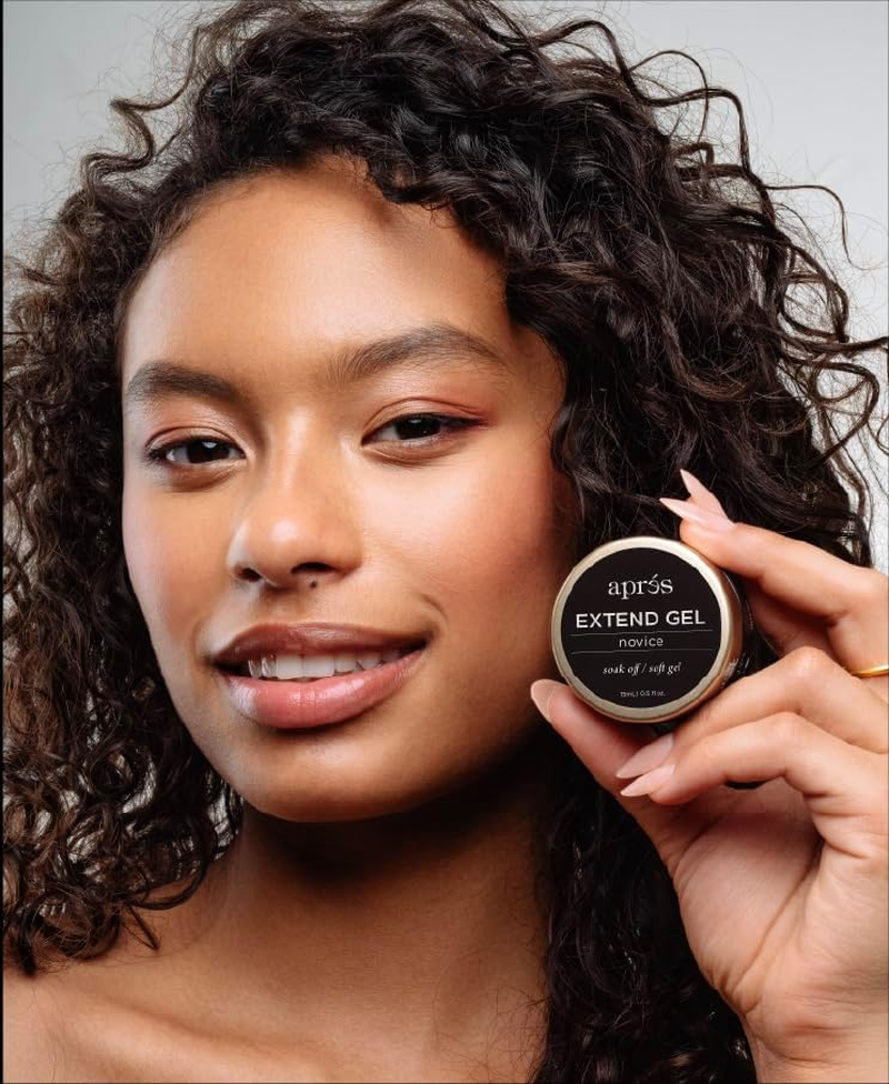 Apres Extend Gel Novice, Gel-X Nail Tips Adhesive, 15 Ml Jar Edition, Soak off - Soft Gel, Hema-Free, Thick Consistency, Easy Application for Soft Gel Tips image number 4