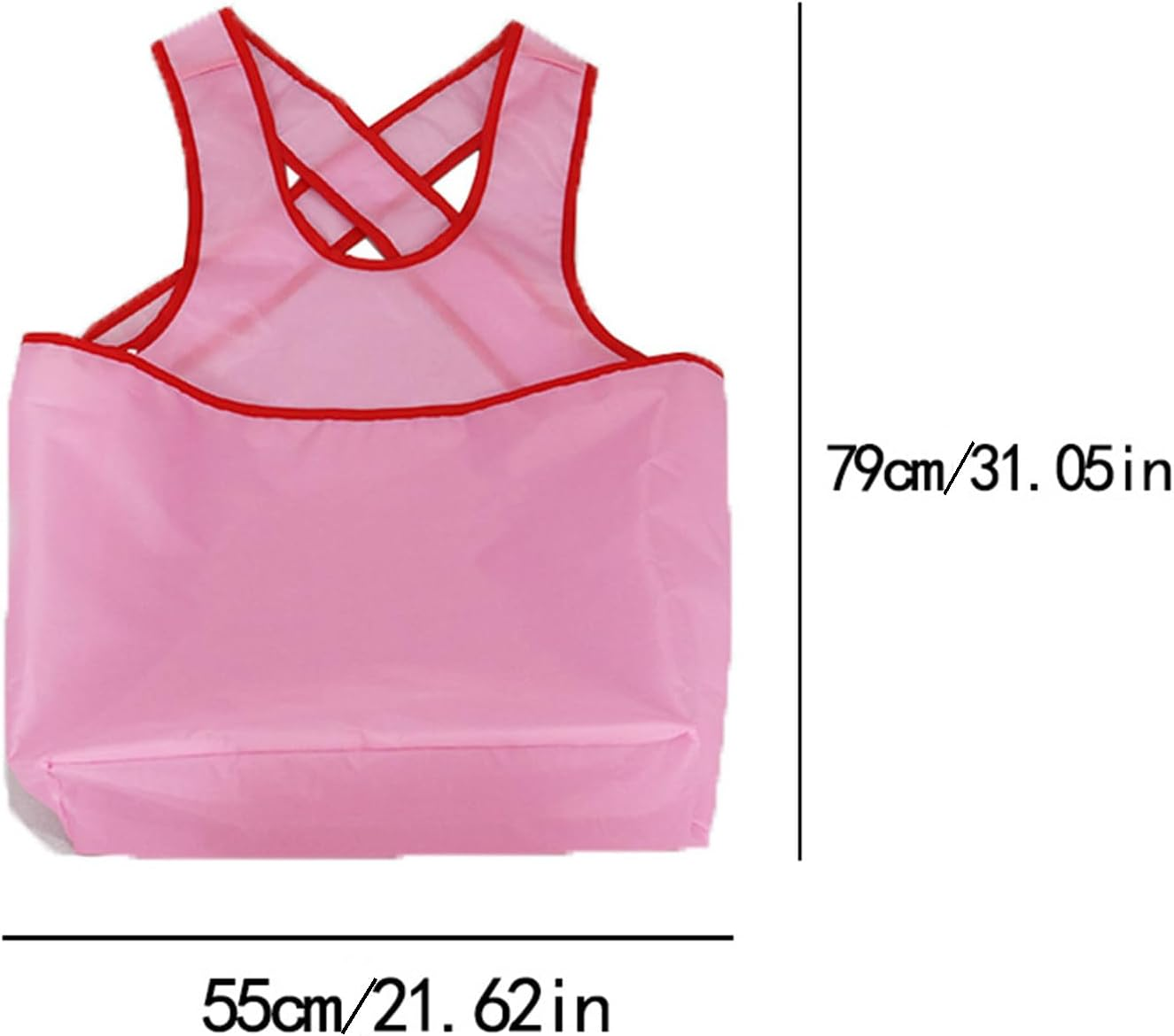 Tjhypenete Portable Clothes Drying Apron, Waterproof Laundry Apron with Pouch, Sleeveless Laundry Apron with Large Pocket, Clothes Hanging Apron, Shoulder Sling Apron for Gardening, Cooking, Airing image number 1