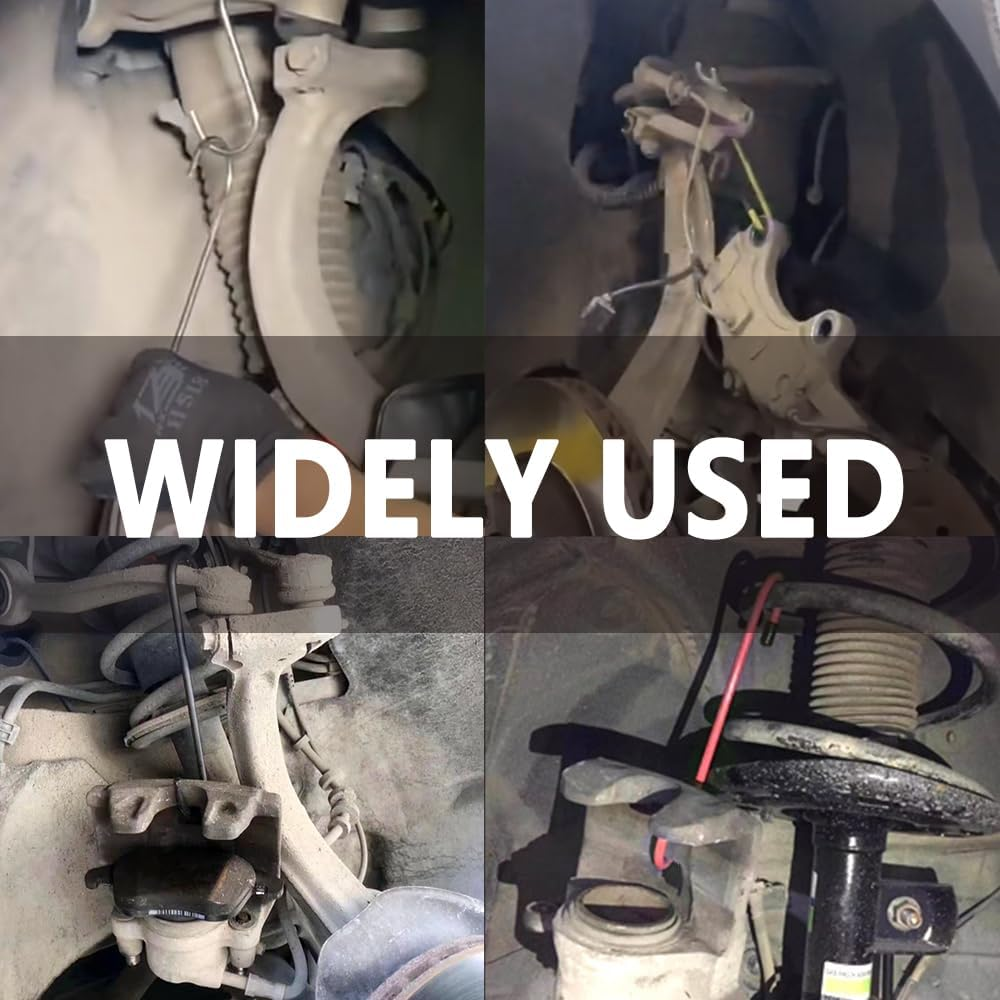 Junecarp 4PCS Brake Caliper Hangers,Durable Brake Caliper Hooks Suspension Tools for Changing Brake Pads,Strong Load-Bearing Brake Caliper Hanger Hooks Automotive Tool for Cars,Trucks (Black/4Pcs) image number 3