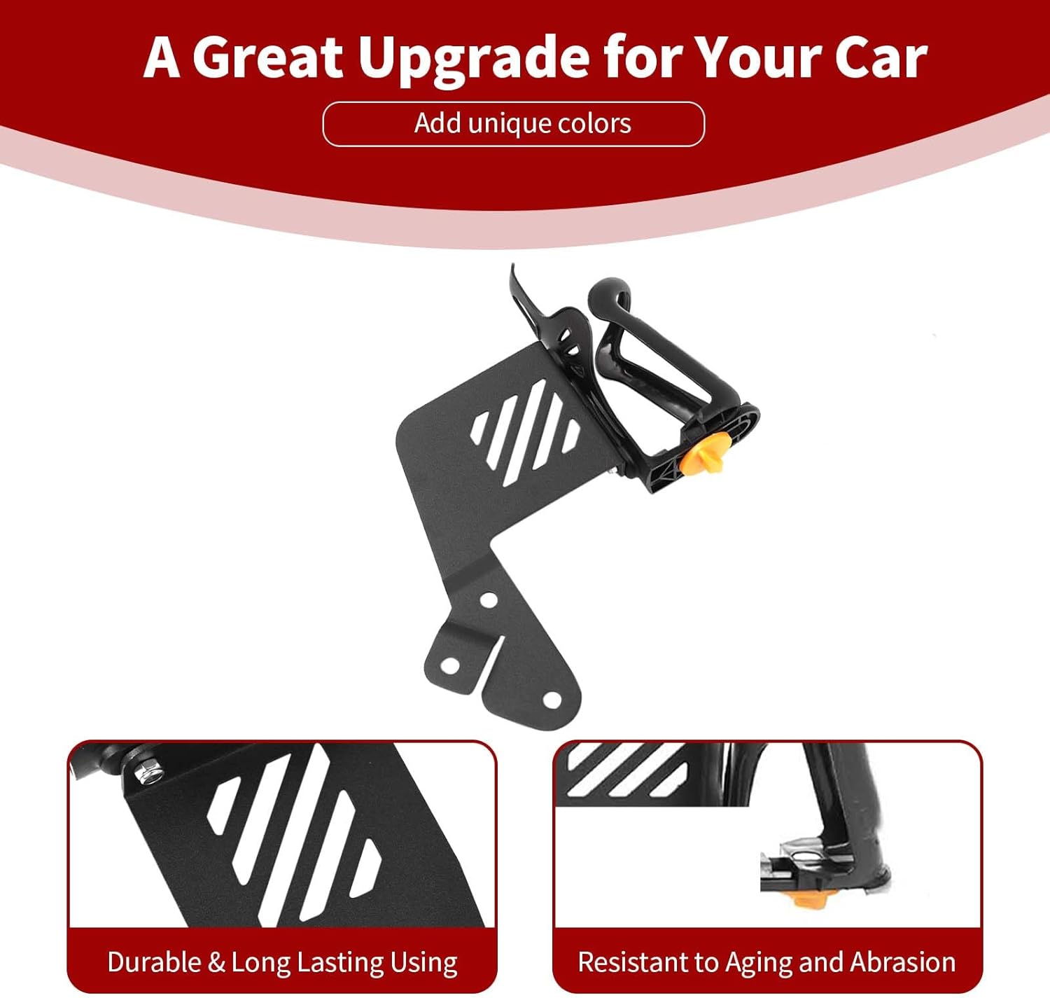 PDKLIN for Jeep JL Front Door Side Cup Holder for Jeep Wrangler JL Jlu/Gladiator JT 2018-2024 Accessories Passenger Cup Holder (Right) image number 2