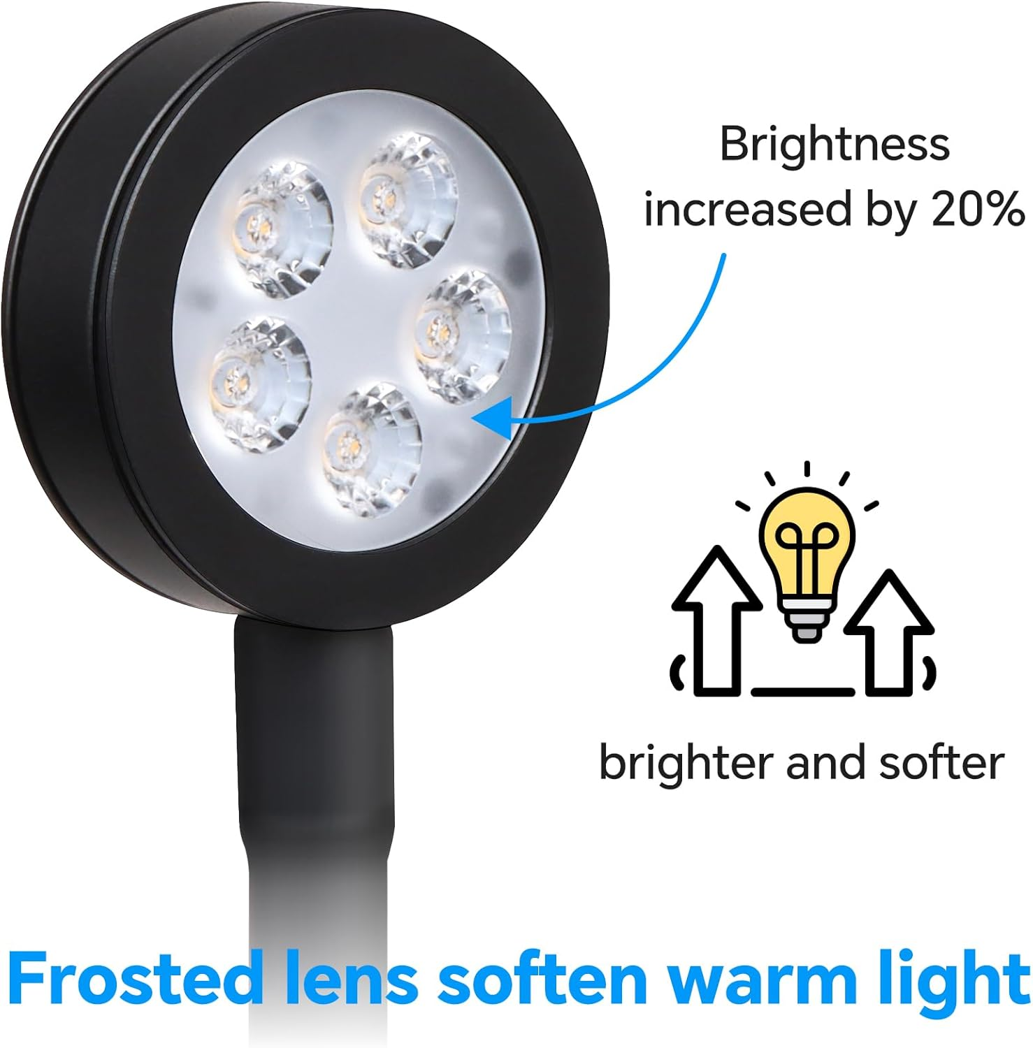 Acegoo 12V LED Reading Light, RV Boat Bedside Reading Lamp, 12 Volt Flexible Gooseneck Bed Light for Camper Van Trailer Truck Motorhome, Integral Switch & 20W Type-C Quick Charger image number 4