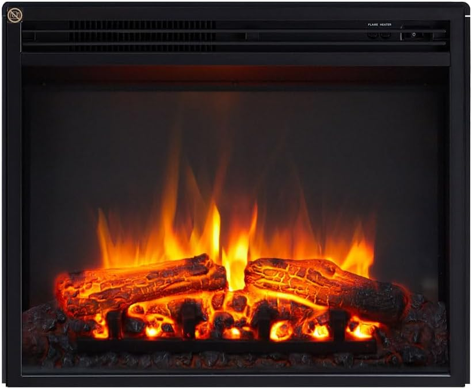 Modaliving Stella 23-Inch 2000W Electric Fireplace Insert for Cozy Ambience image number 1