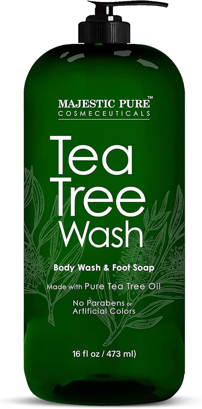 Majestic Pure Antifungal Soap with Tea Tree Oil, Natural Foot & Body Wash, 270Ml - Helps with Nail Fungus, Athletes Foot, Ringworms, Jock Itch & Body Odour image number 6