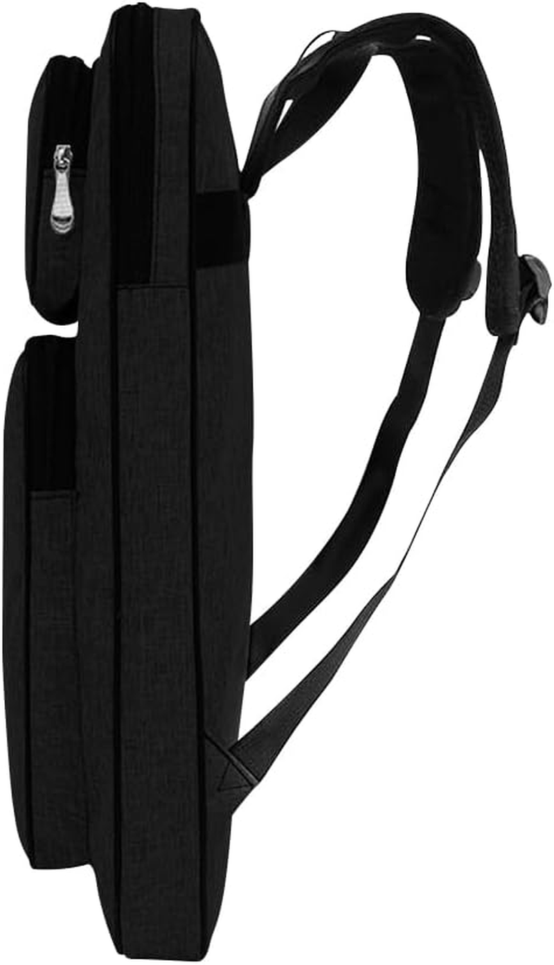 SIQITECHUK A3 Artist Portfolio Case Portable Drawing Board Bag Waterproof Art Backpack Painting Sketch Storage Organizer Large Art Carry Tote Bag with Shoulder Strap for Artist Student Adult Children - Grey image number 6