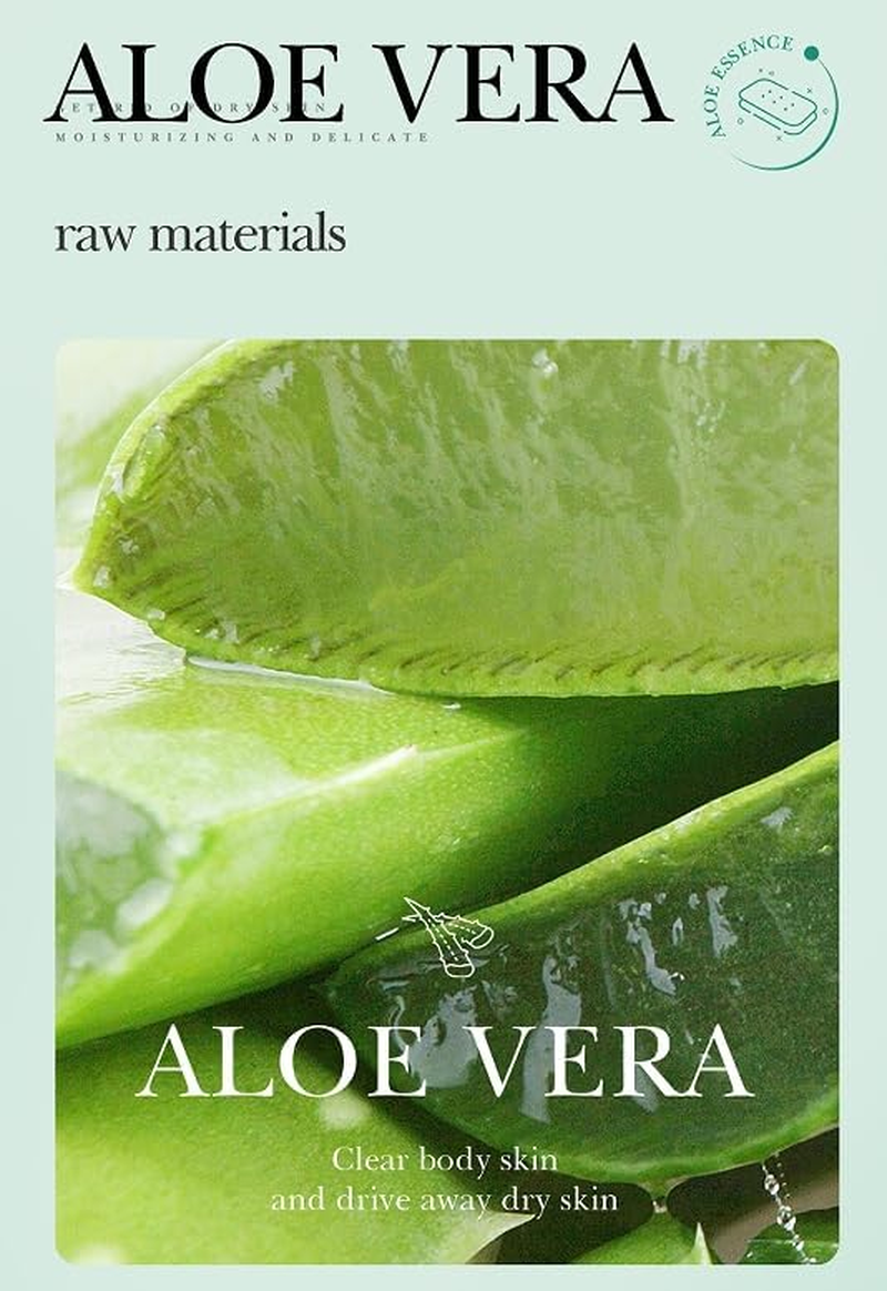 Aloe Vera Essential Oil Soap, Moisturising Natural Skin Cleanser, 100G