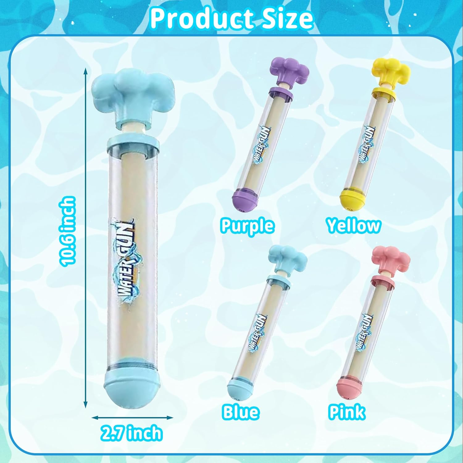 Crudetea Firework Water Gun,Romantic Fireworks Water Spray Toys,High Pressure Pull-Out Fireworks Water Gun,Suitable for Pool Parties,Beach,Concerts,Festivals,Gatherings,Marriage Proposals.4Pc image number 6