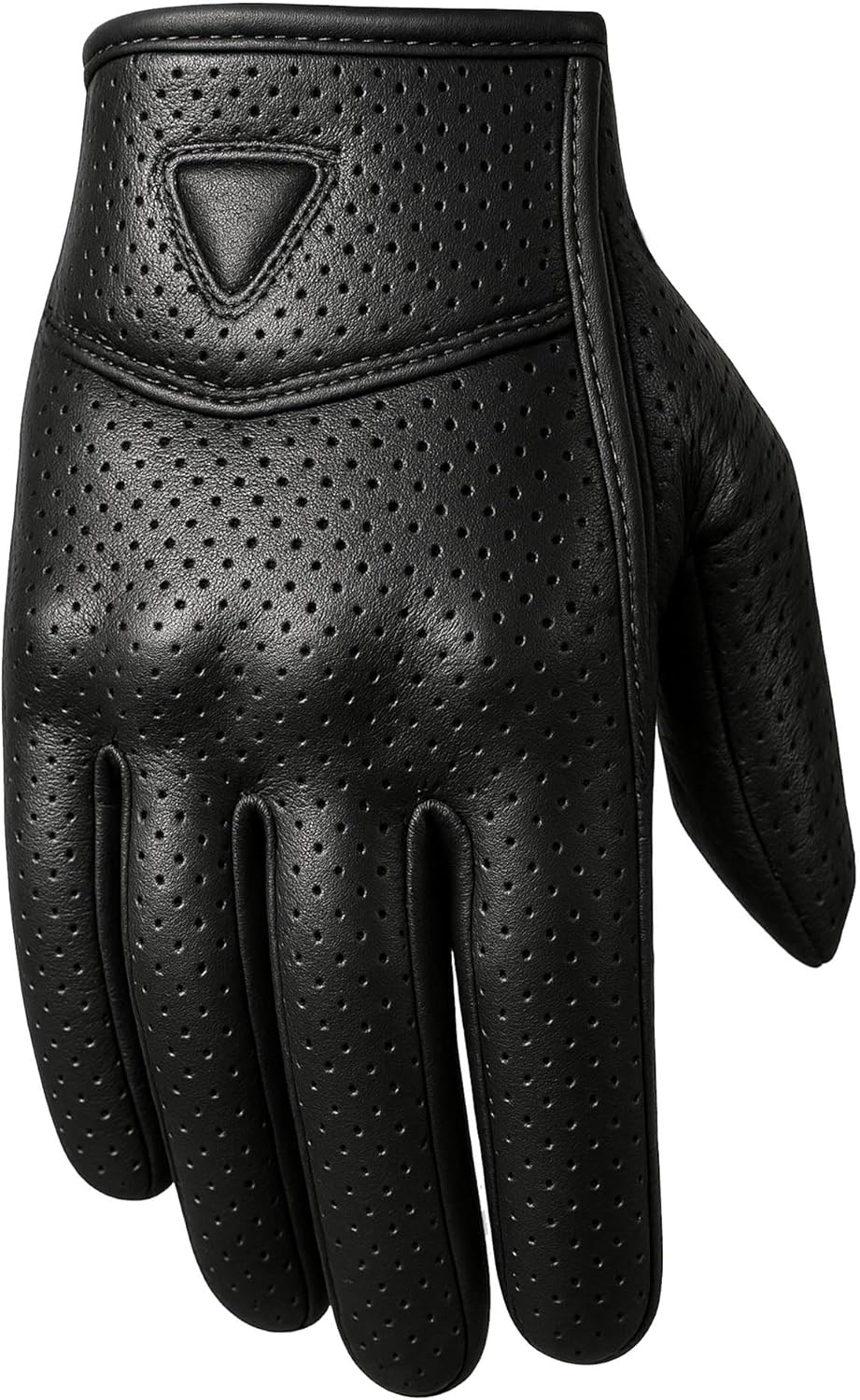 Jackets 4 Bikes Premium Men'S Motorcycle Leather Perforated Cruiser Protective Gel Gloves