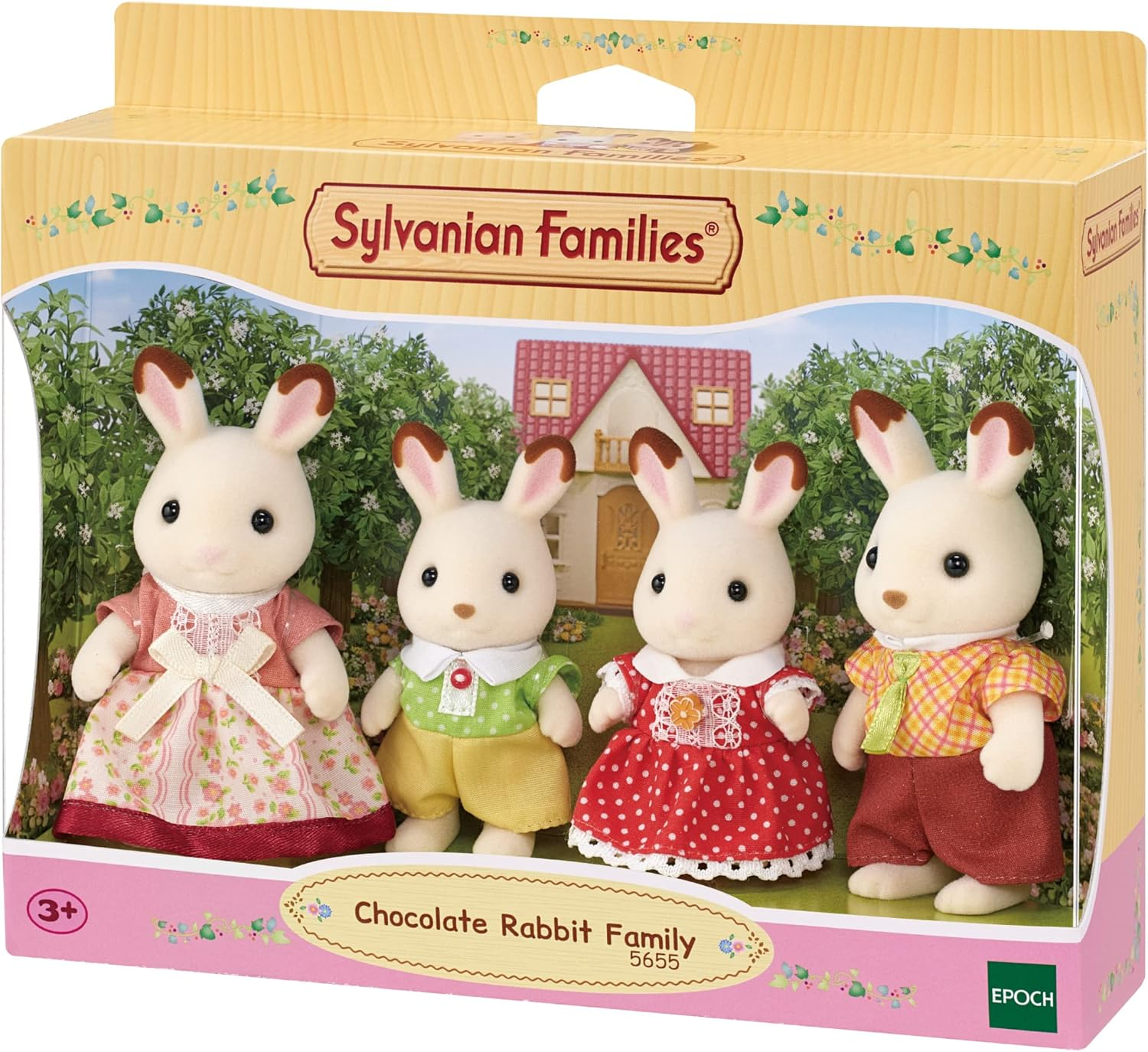 Sylvanian Families 5655 Chocolate Rabbit Family - Dollhouse Playset image number 3