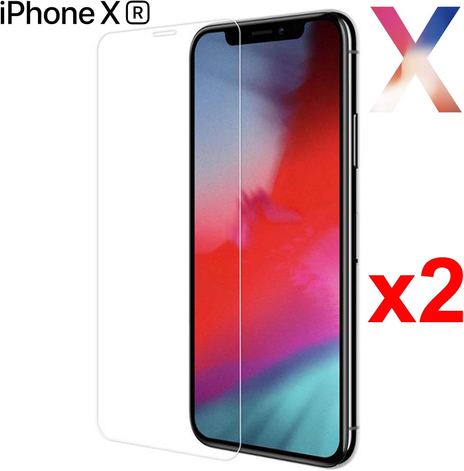 X2 Anti-Scratch 4H PET Film Guard Screen Protector Apple Iphone XR Front