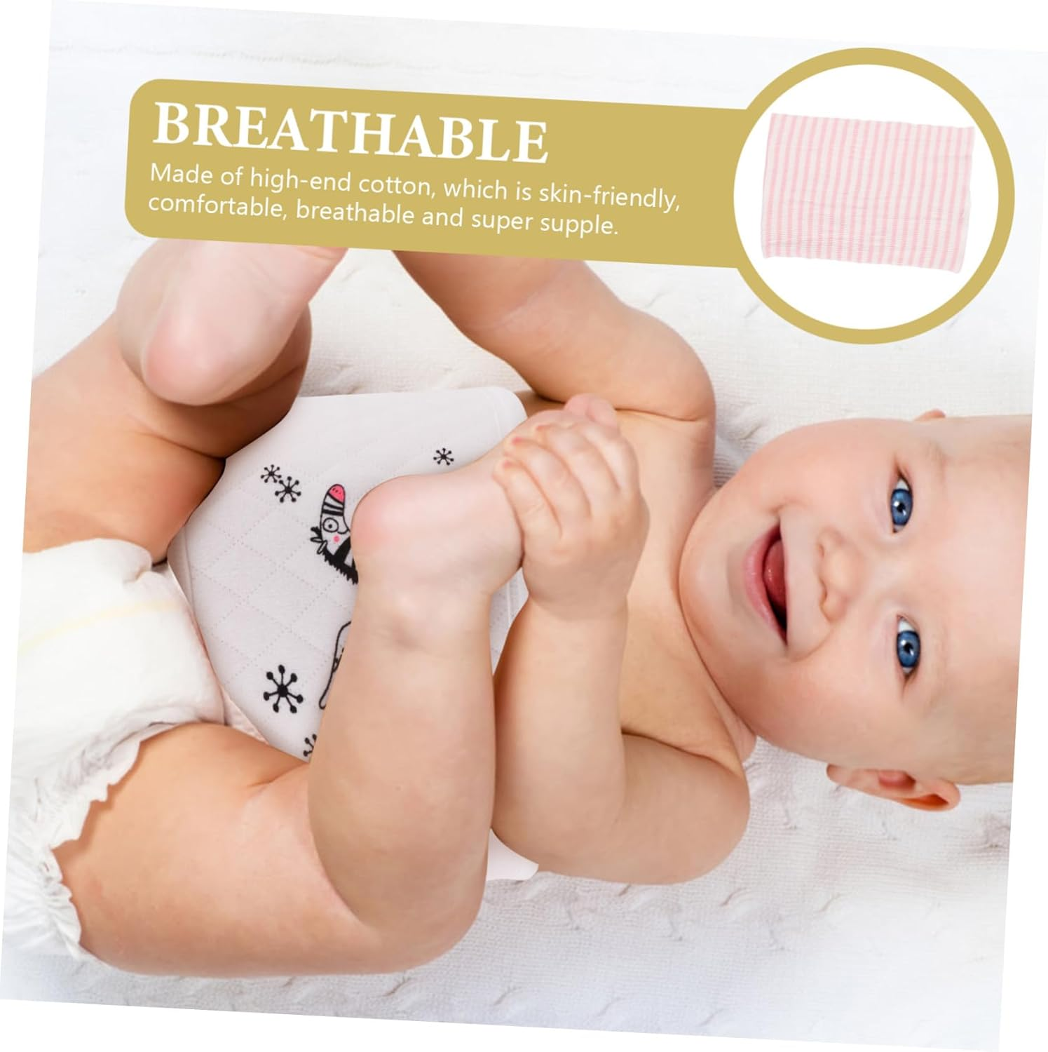 Cotton Belly Band Newborn Navel Belt Soft Abdomen Wrap Keep Warm for Boys and Comfort Support