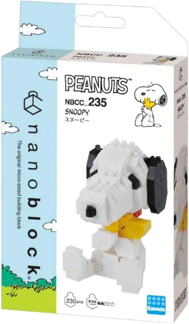 Kawada NBCC_235 Nanoblock, Snoopy NBCC_235, 1.1 X 4.1 X 7.1 Inches (3 X 10.5 X 18 Cm), for Ages 12 and up Interior Hobby image number 1