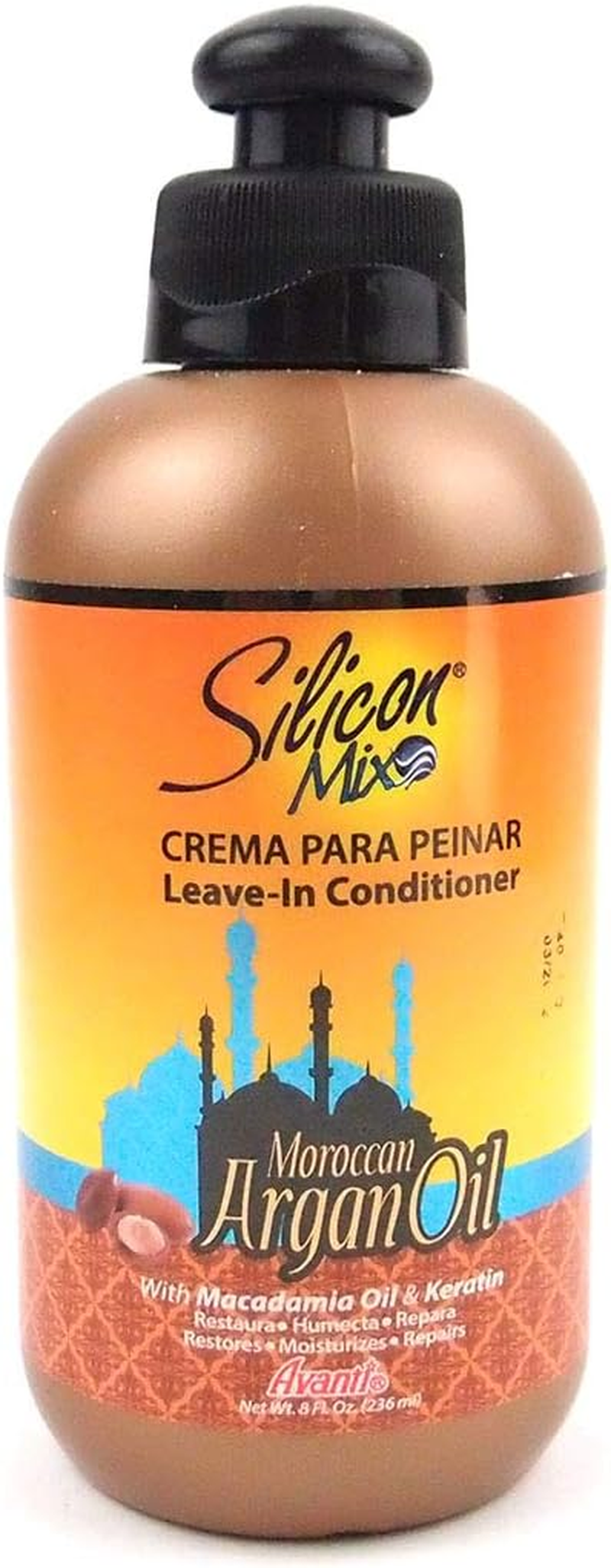 Silicon Mix Argan Oil with Macadamia Oil and Keratin, 8 Ounce