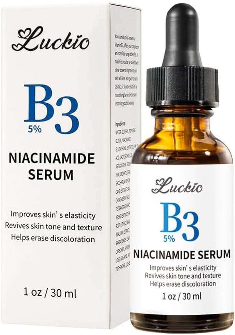 5% Niacinamide Serum for Clear Glowing Skin | Repairs Skin with Vit B3 & Hyaluronic Acid | Day & Night Serum for Women and Men | for All Skin Types, 30 Ml 1 Fl Oz image number 3