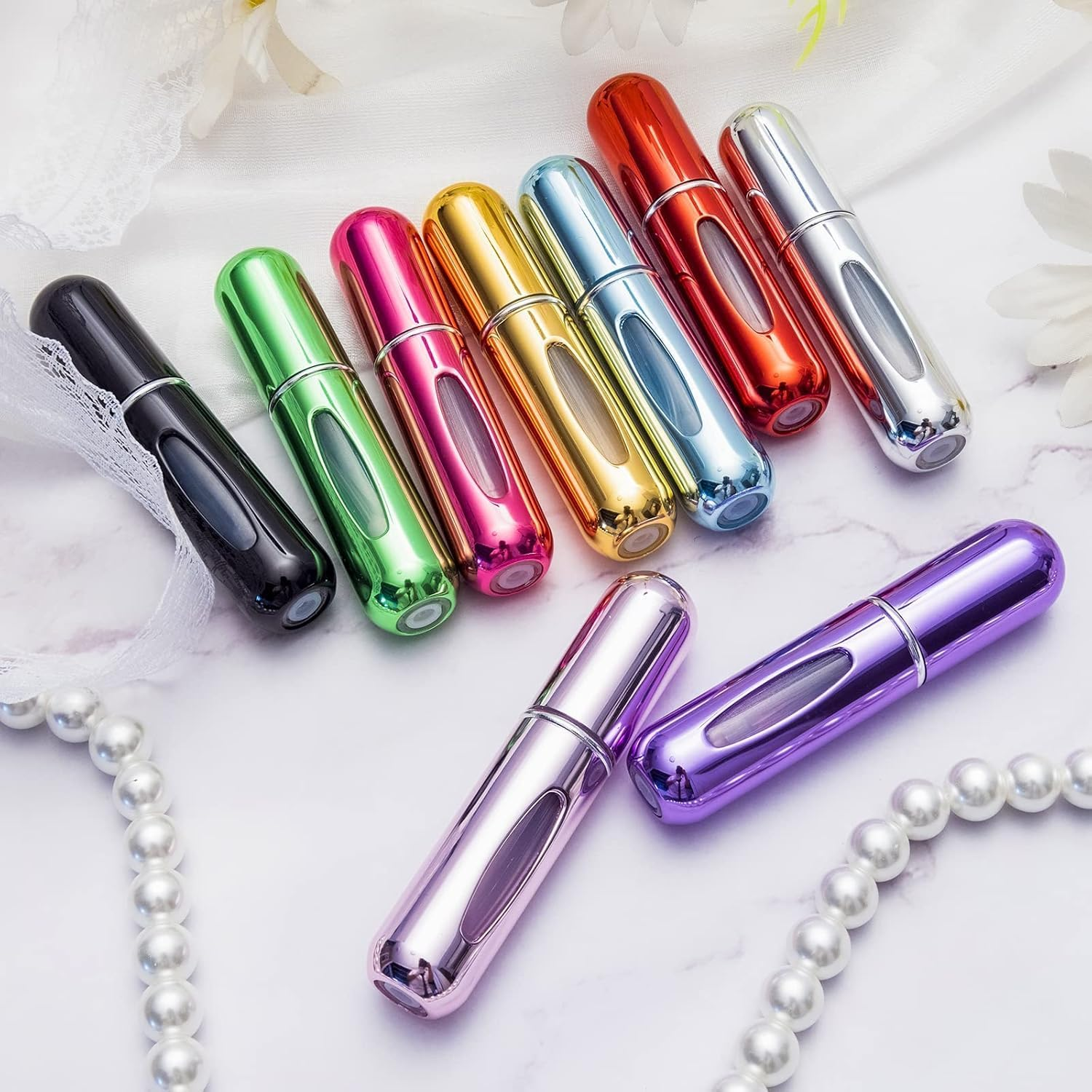 Mini Refillable Perfume Portable Atomizer Bottle Refillable Perfume Spray, Refill Pump Case for Traveling and Outgoing (4) image number 4