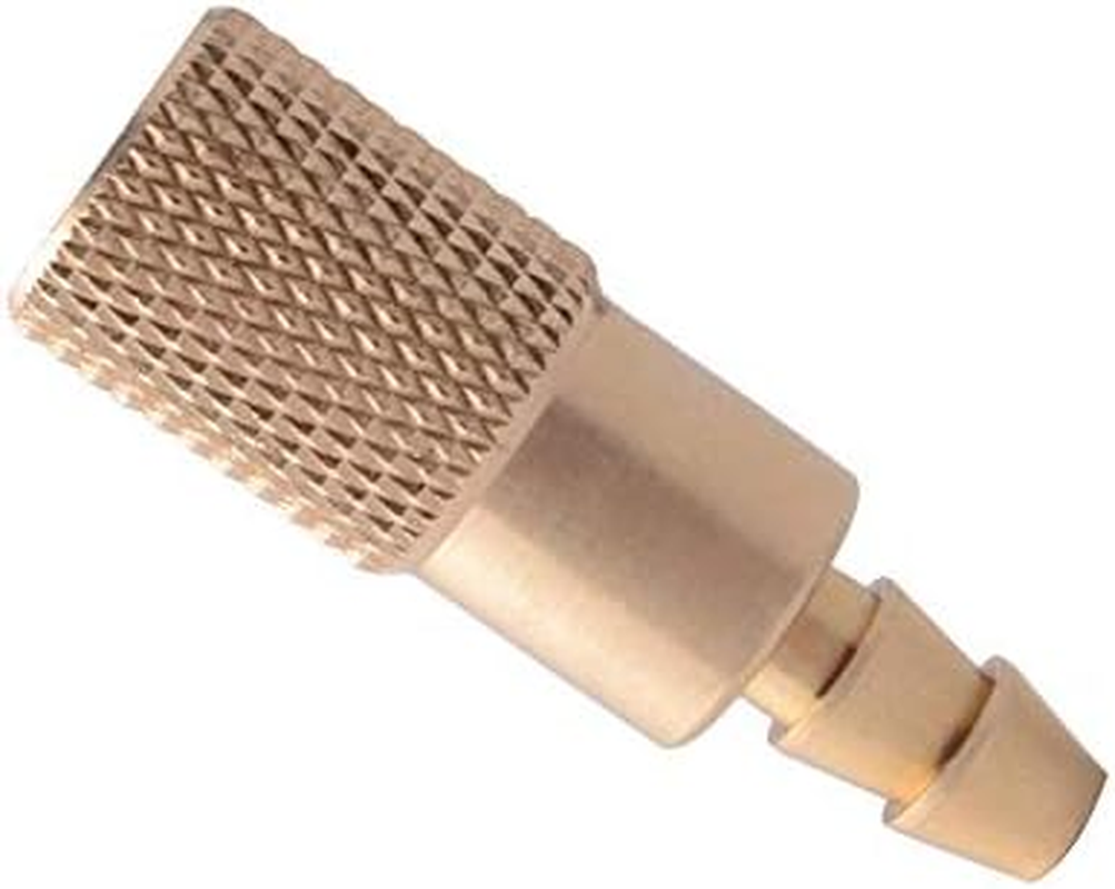 2 Pack Brass Tyre Valve, 6Mm Tire Inflator Valve Connectors Wheel Air Chuck Pump Clip Clamp Adapter for Car Truck Auto image number 3