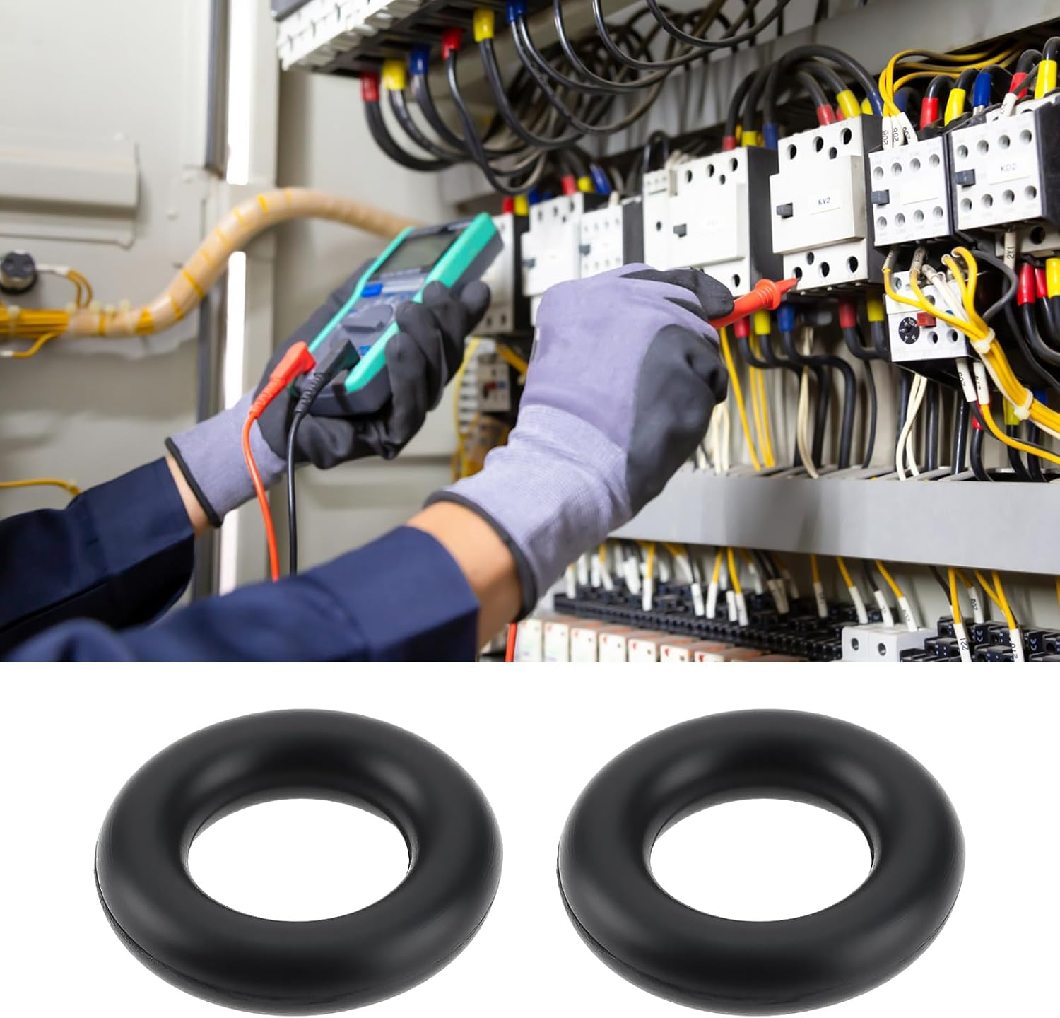 Briny River 200Pcs 3Mm ID X 6Mm OD X 1.5Mm Rubber O-Ring Suitable for Appliances Motors Tools Cars Trucks Trailers image number 2