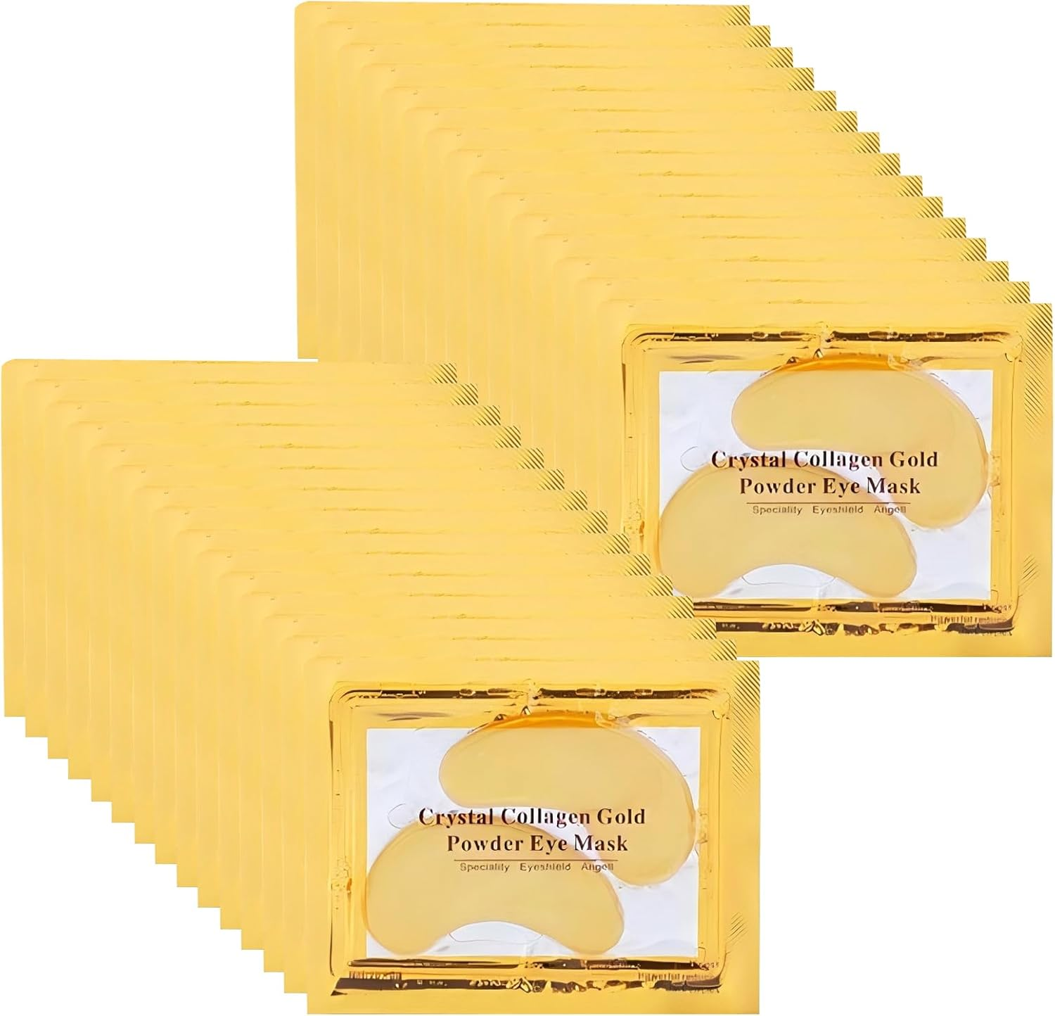 30 Pairs under Eye Collagen Patches - Gold Moisturizing Eye Masks for Dark Circles and Puffiness - under Eye Gel Pads