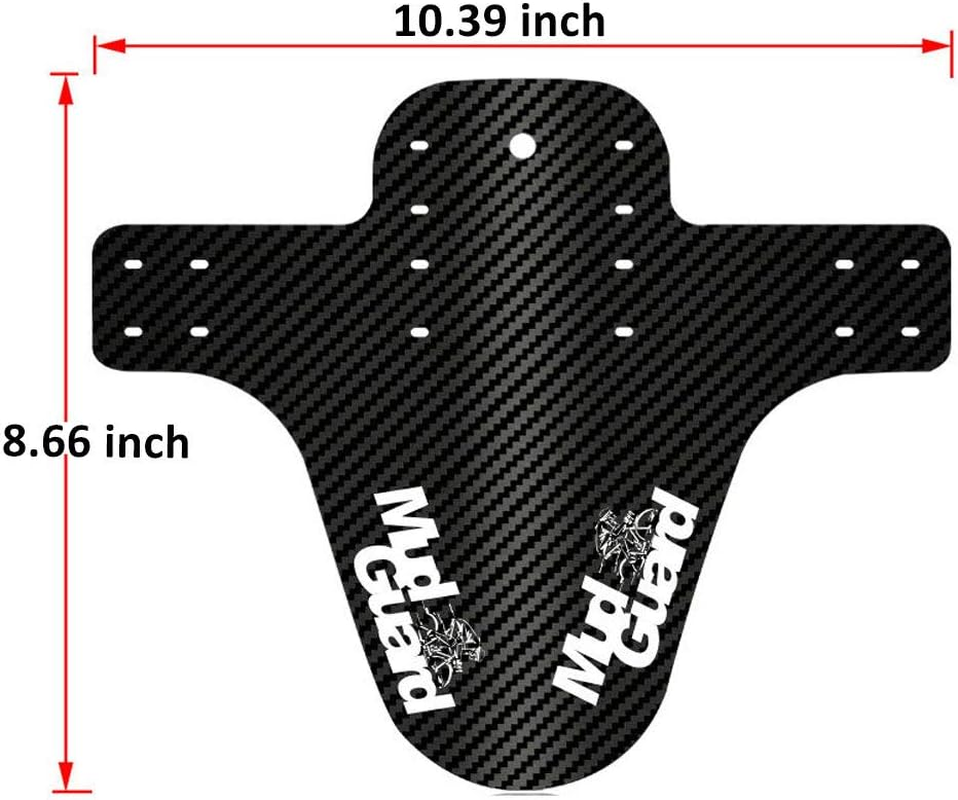 1 Pair Bike Fender MTB Mountain Bike Mud Guard Bicycle Fenders Front + Rear Compatible for 26",27.5",29" plus Size and Fat Bicycle Dirt Guard image number 4