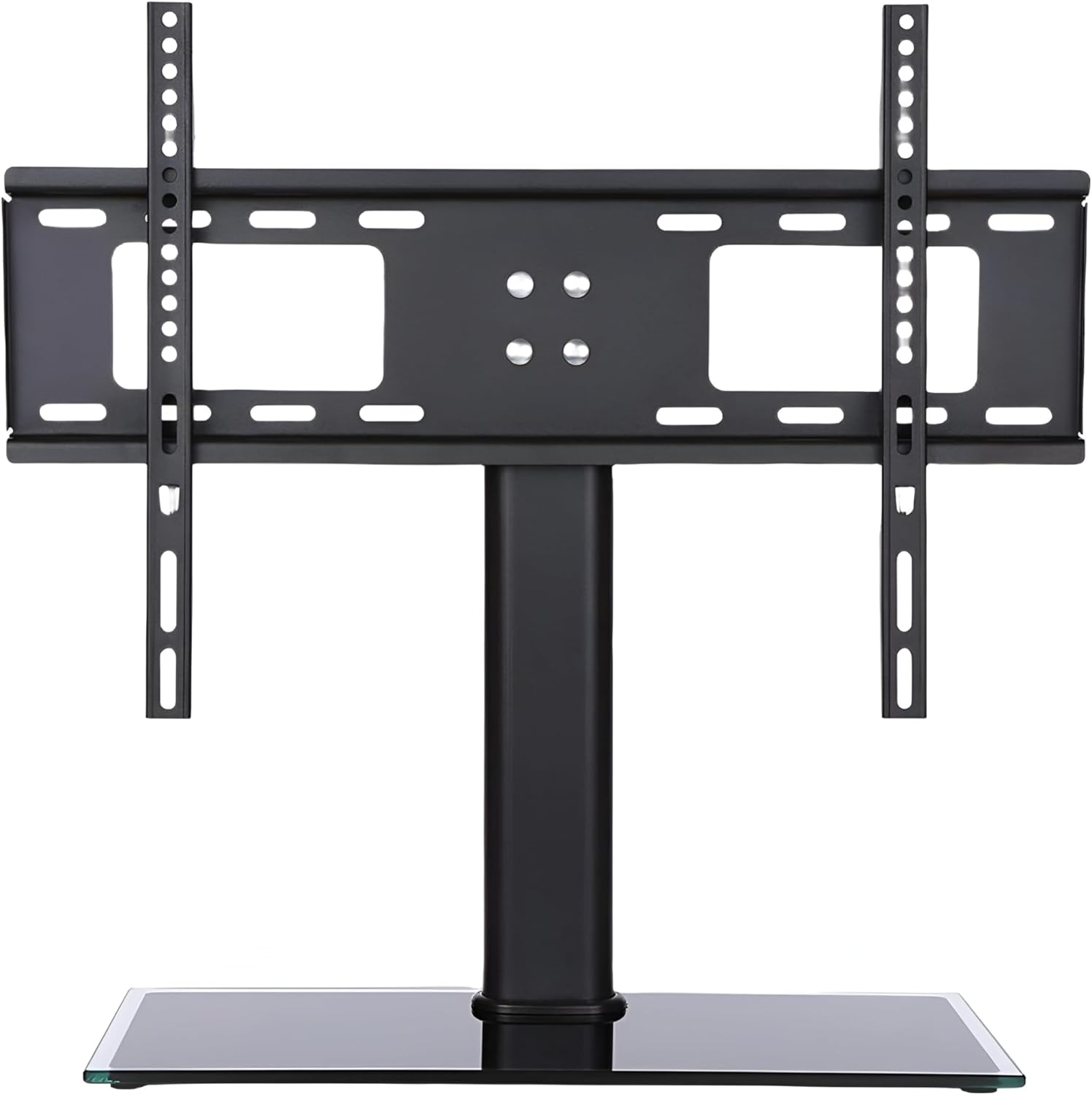 EZONEDEAL Universal TV Stand Table Top TV Stand for 37-55" LCD LED Tvs Adjustable Tv Mount Base Stand with Tempered Glass Base - Tv Bracket (37-55") image number 5