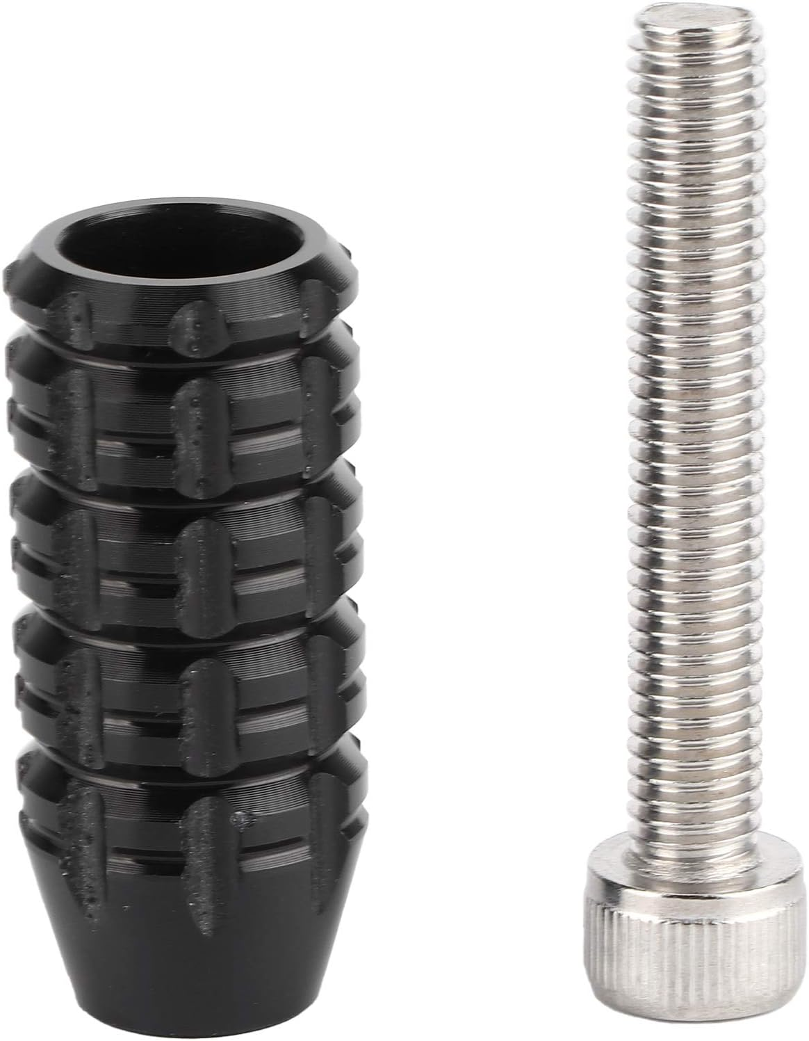 POCREATION Gear Shift Lever Pedal, Original Standard Enlarger Foot Peg Fits for Triumph Street Scrambler Bonneville T100(Black)