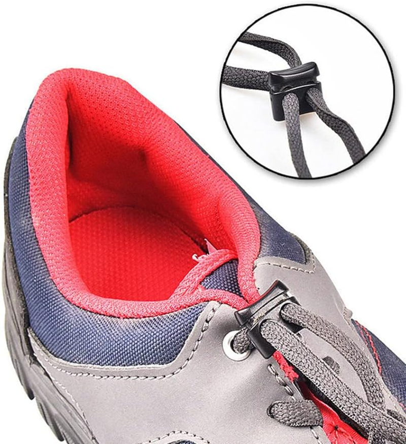 30 Pcs Plastic Cord Locks YIFARUBE 3 Styles End Spring Stop Toggle Stoppers for Paracord Shock Cord Drawstrings Lanyard DIY Crafting (Black) image number 4