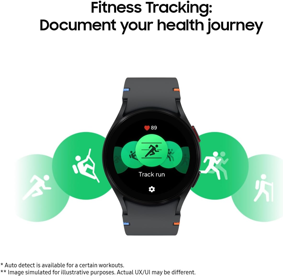 Samsung Galaxy Watch FE Smart Watch, Health Monitoring Fitness Tracking, 40Mm Bluetooth Black - Black image number 2