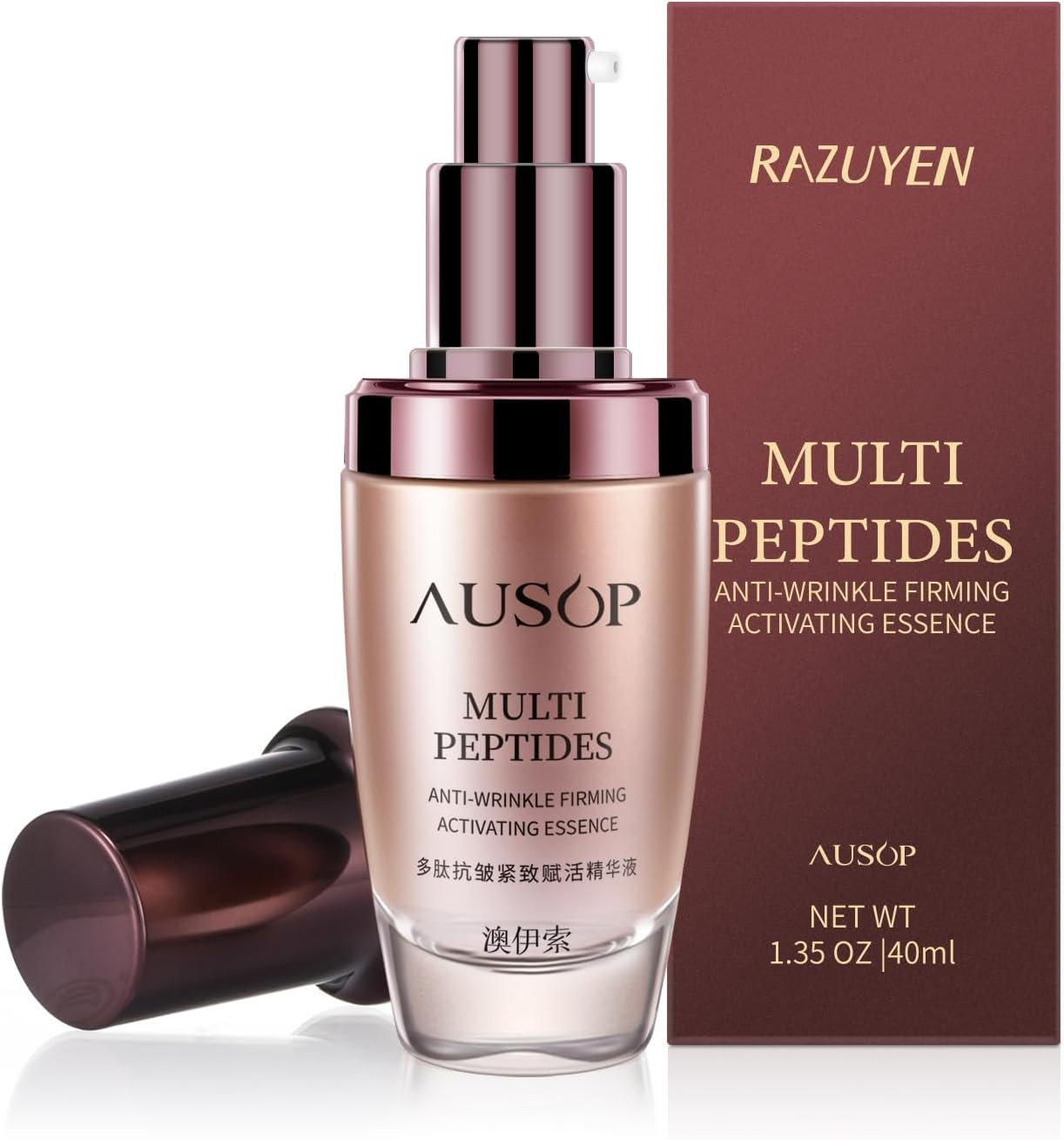 RAZUYEN Anti-Aging Moisturizer Serum, Reduces Wrinkles & Fine Lines, Face Hydrating, Smooths Skin, Firming Face Serum for Radiant Skin, Daily Skin Care Treatment, 1.35 OZ image number 3