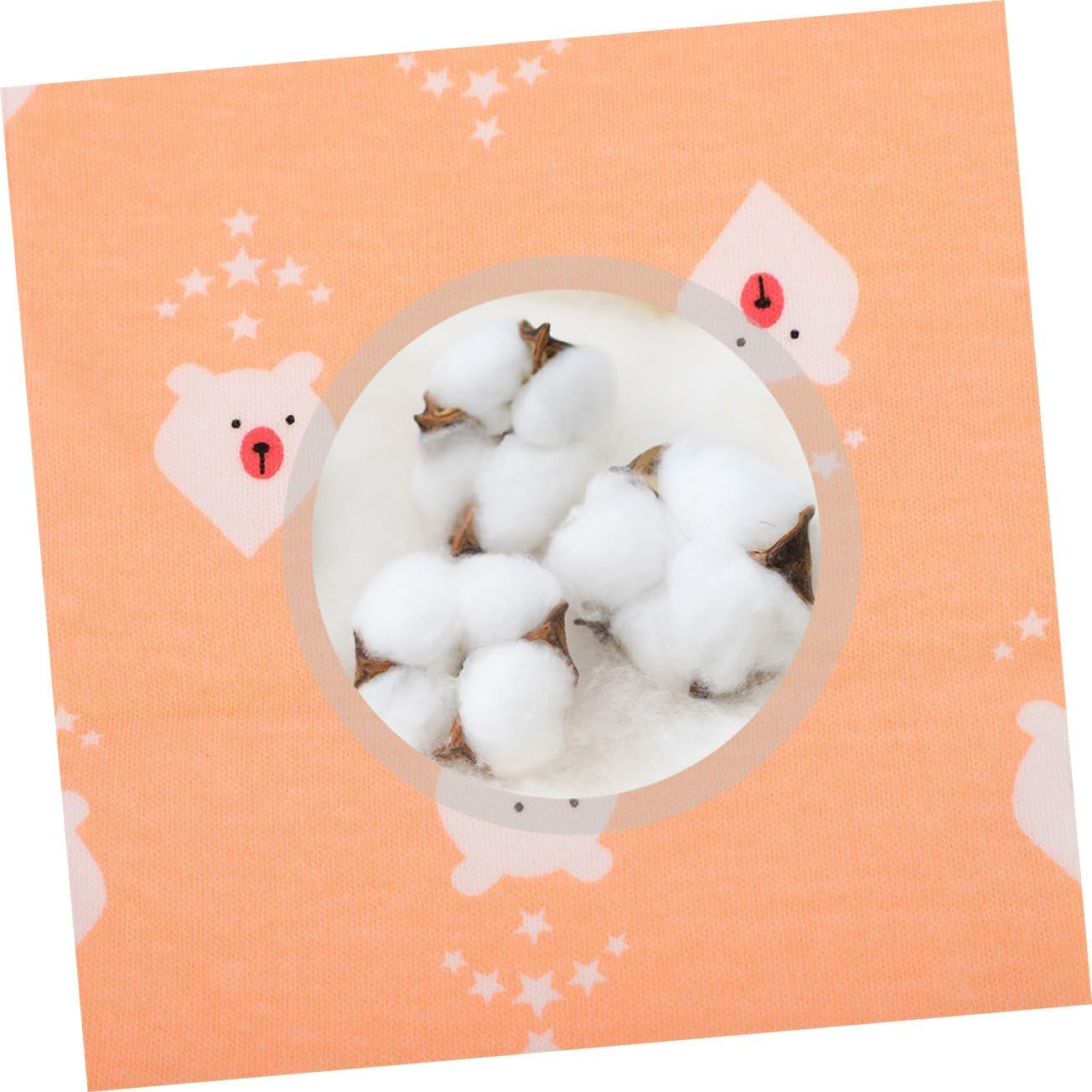 Newborn Belly Band Infant Belly Wrap Cotton Soft Navel Cover Portable Cord Belt Baby Supplies for Abdominal Warmth and Protection 80Cm Red Polar Bear Pattern