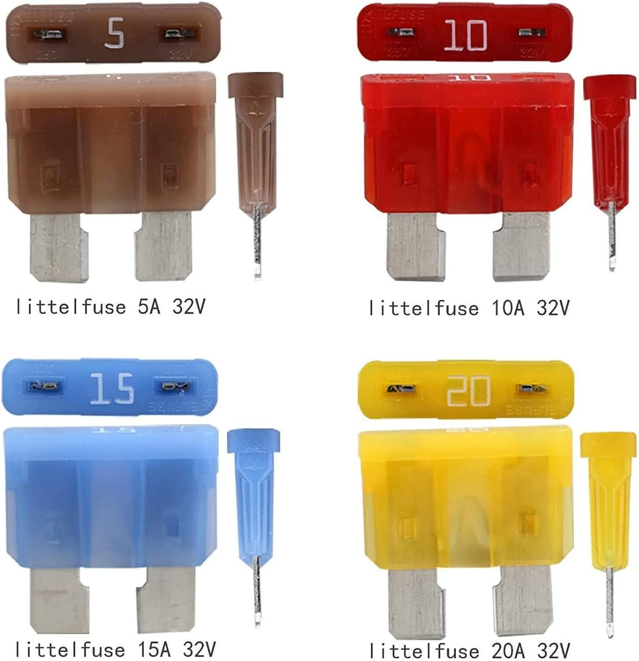 Aribrnten 12V 12 Way Marine Fuse Block Fuse Panel with Ground & 12 Volt Fuse Box for Car Automotive Boat RV RZR image number 1