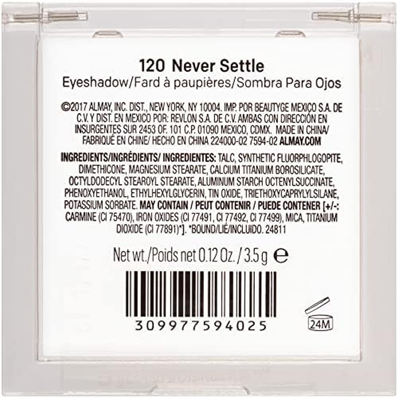 Almay Shadow Squad, Never Settle, 1 Count, Eyeshadow Palette, 120 Never Settle